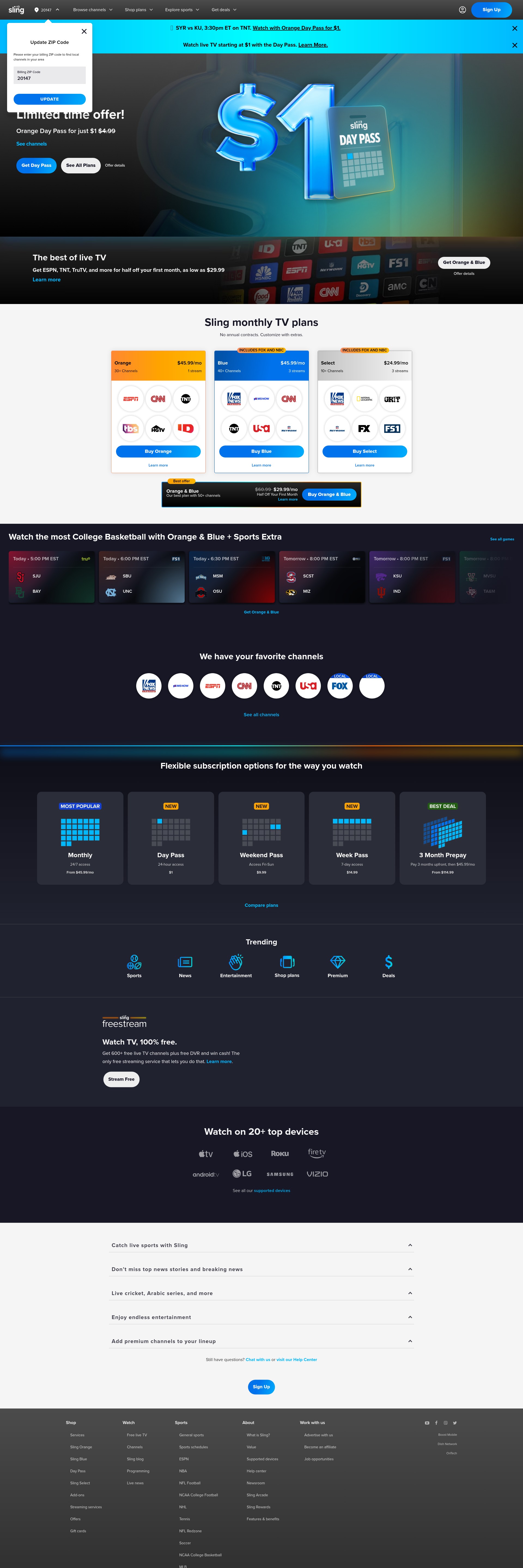 Landing Page