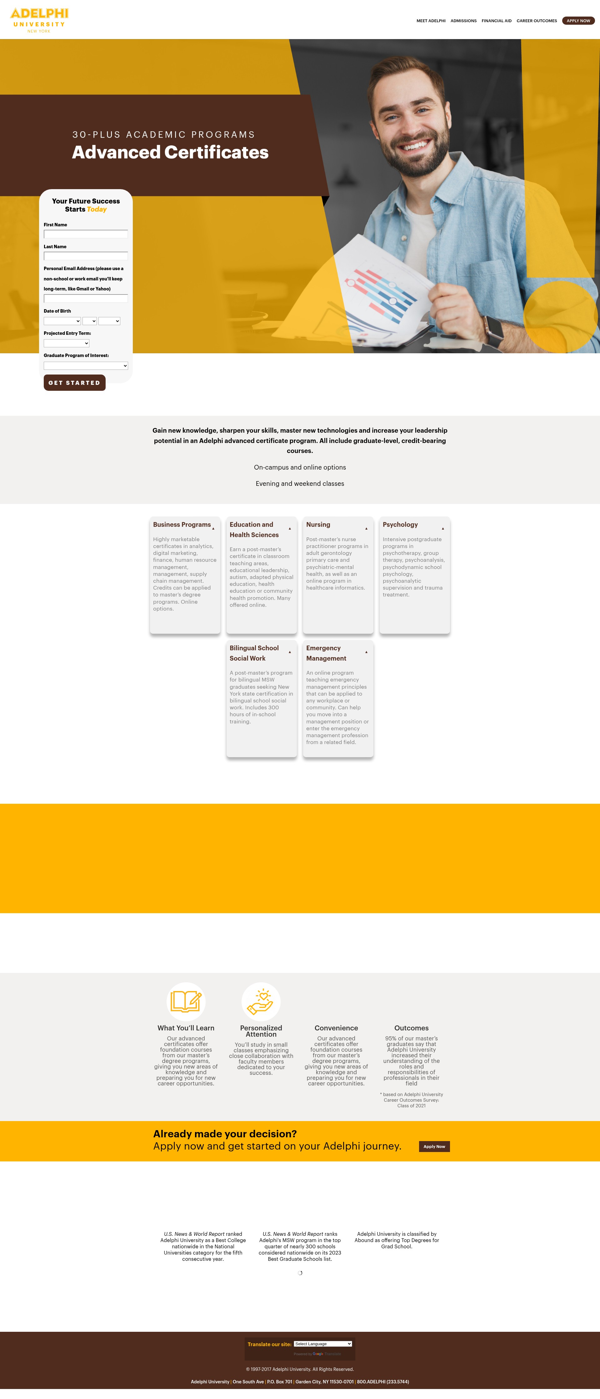 Landing Page