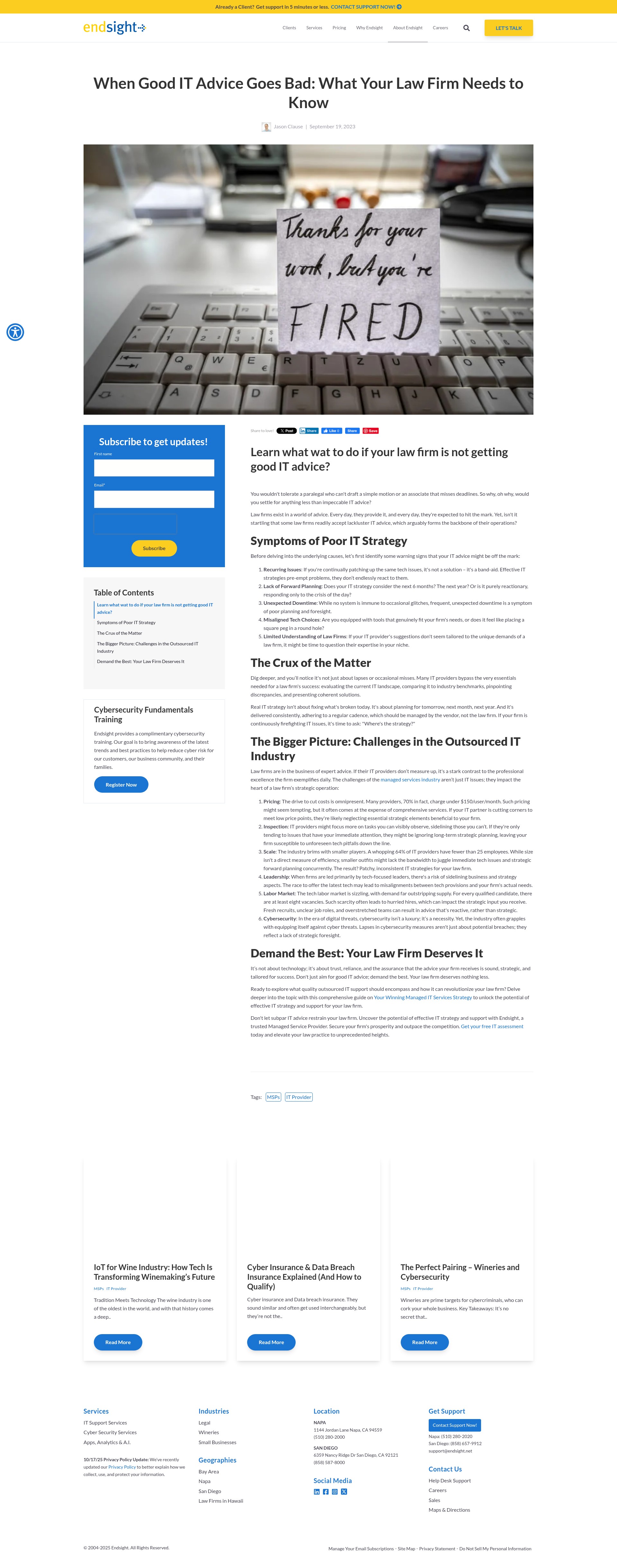 Landing Page