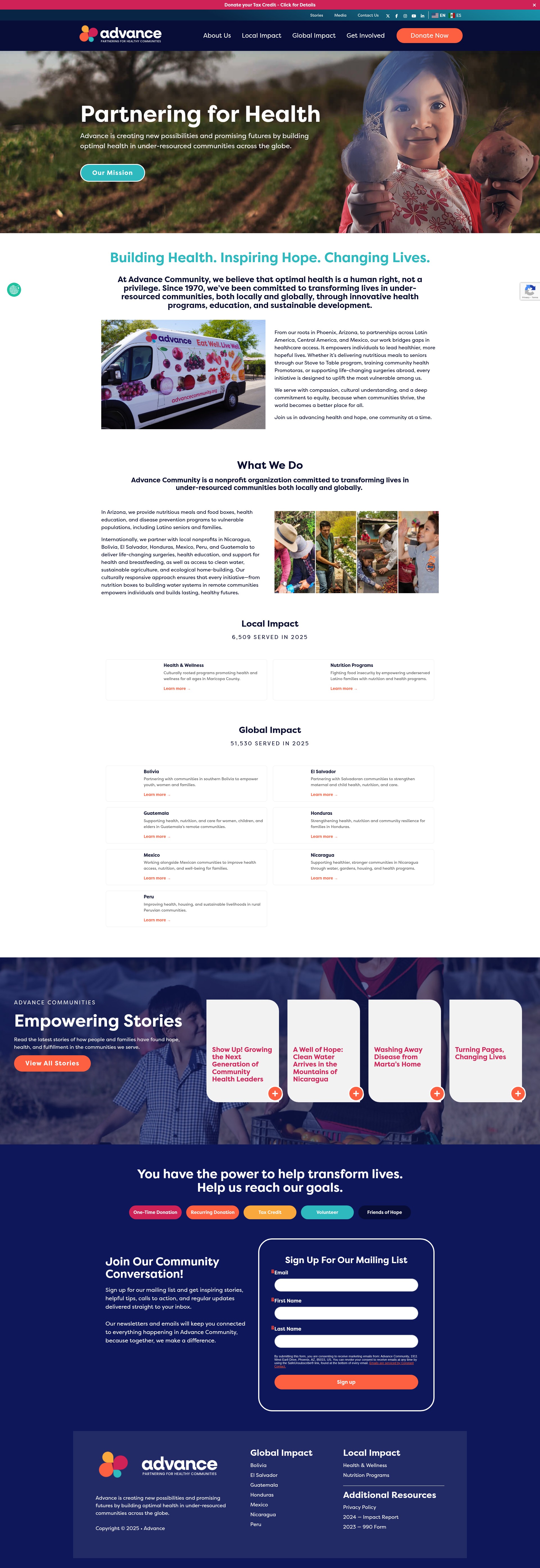 Landing Page