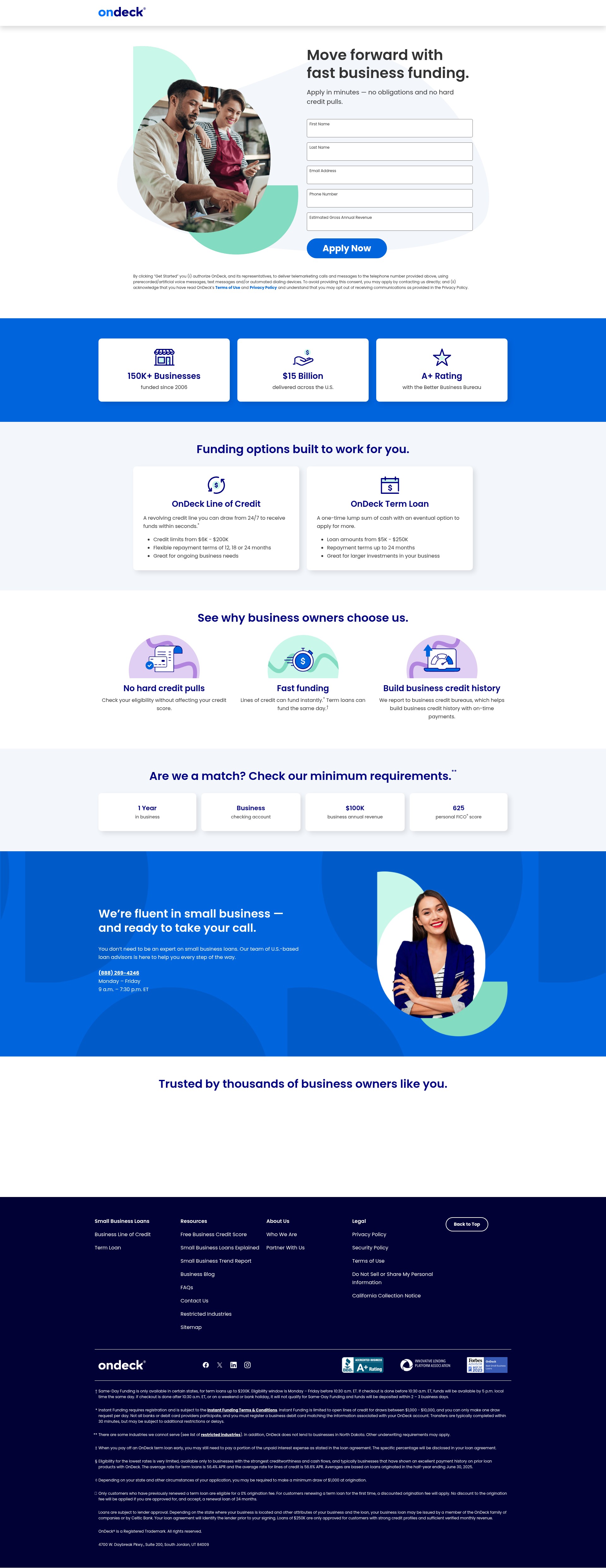 Landing Page