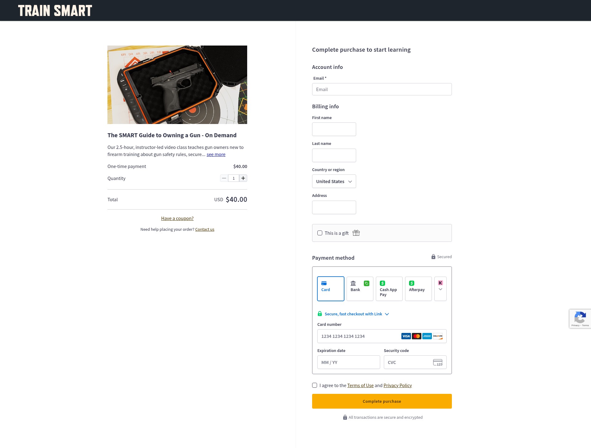 Landing Page