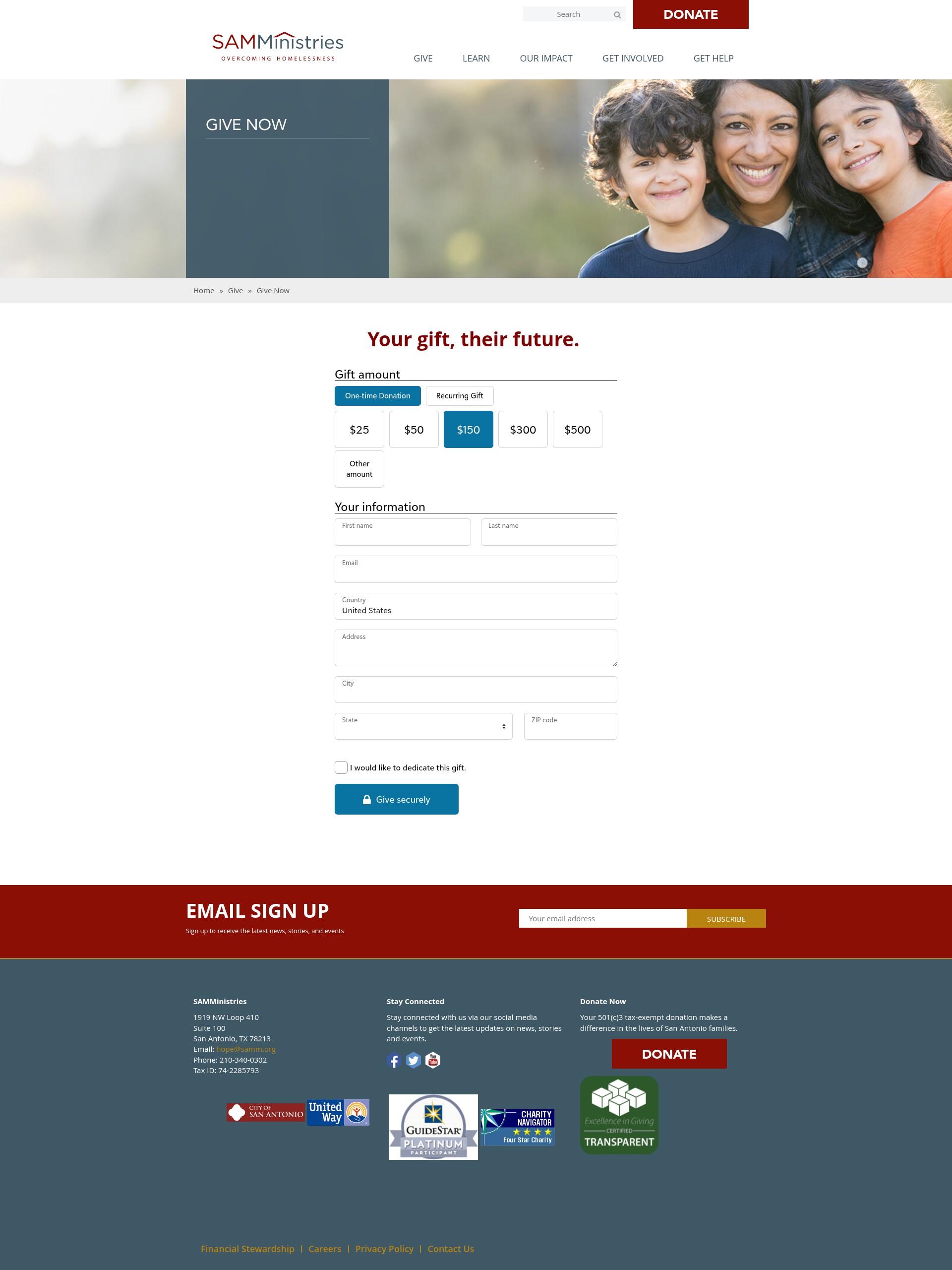 Landing Page