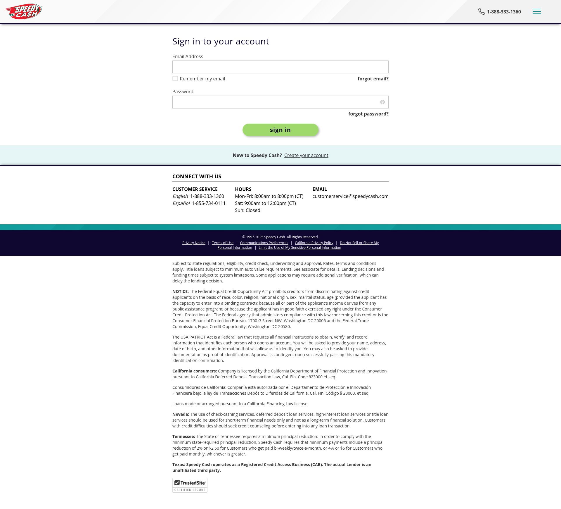 Landing Page