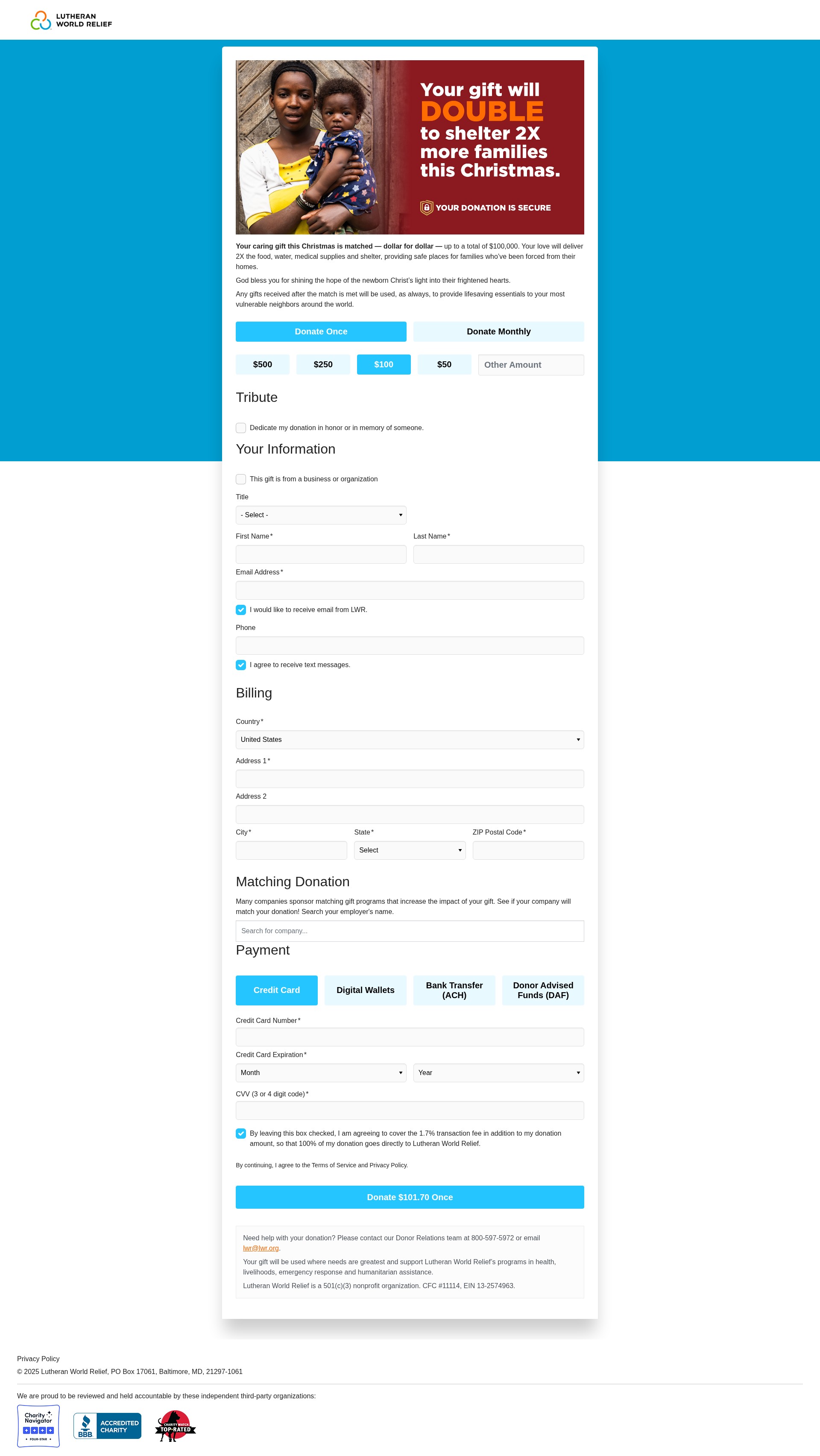 Landing Page