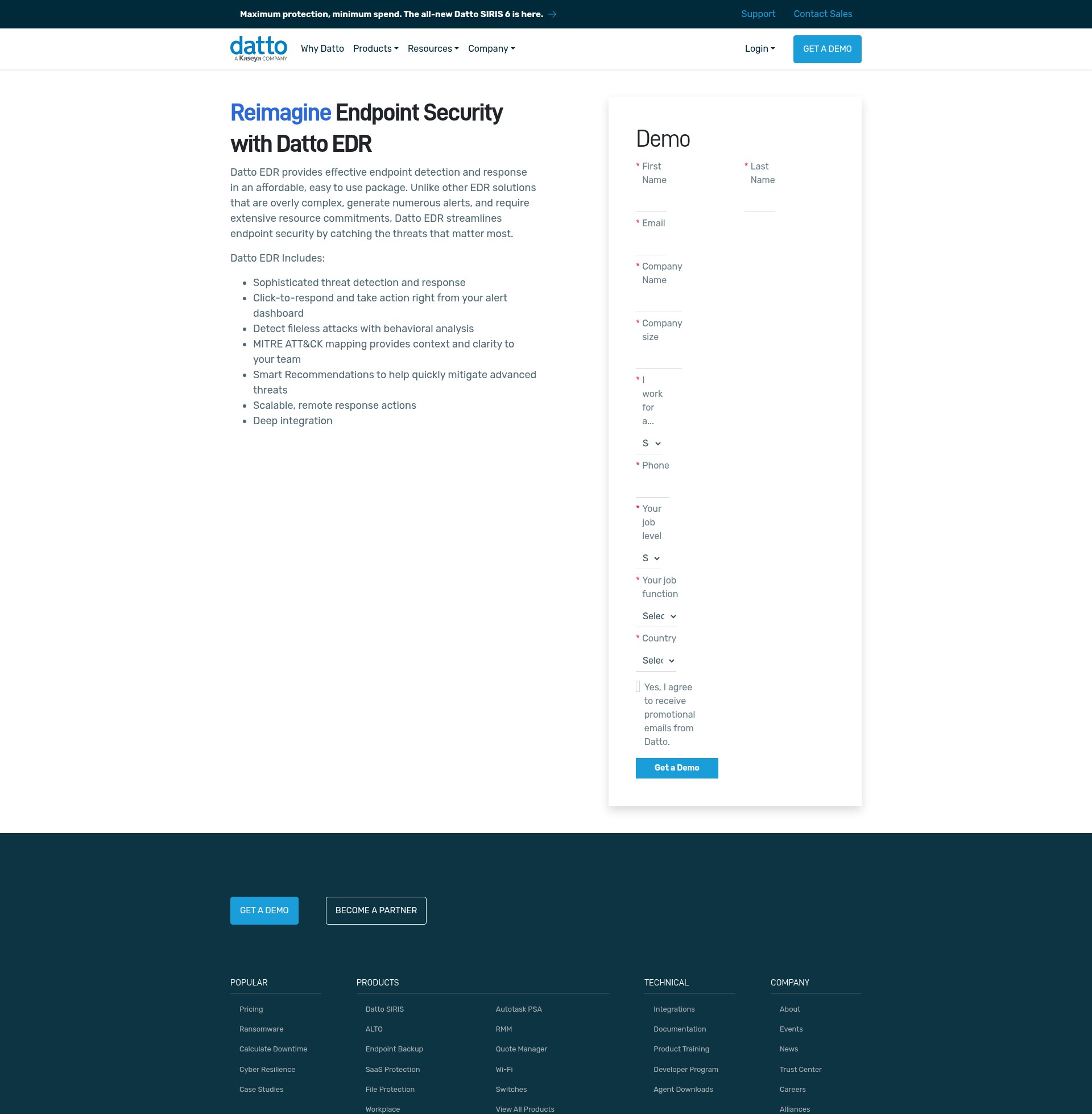 Landing Page