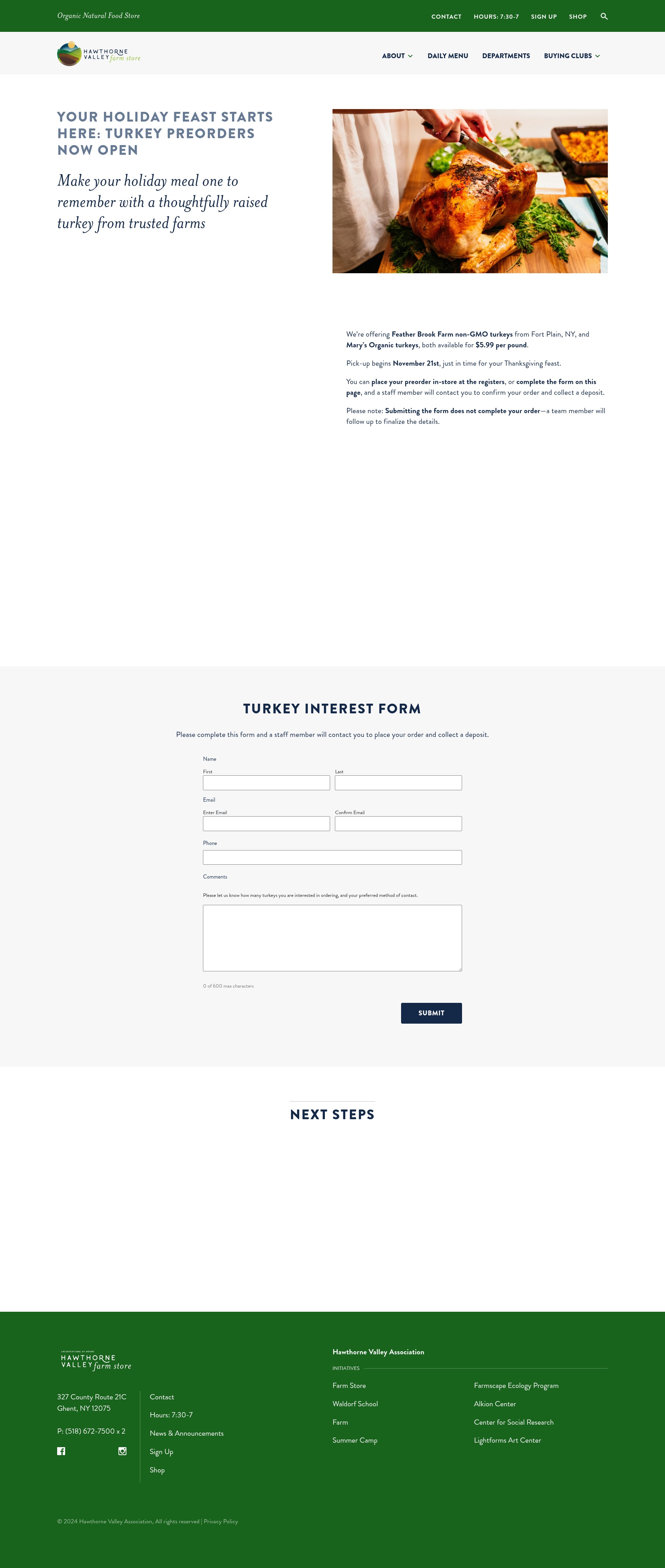 Landing Page