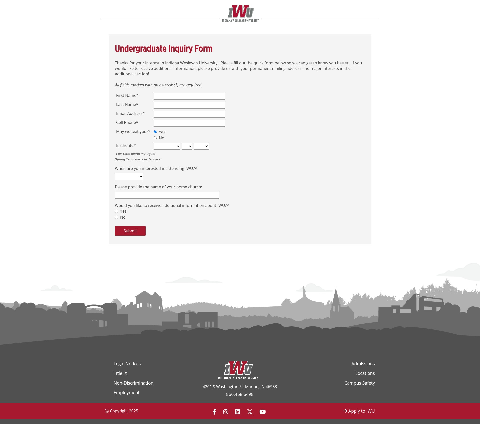 Landing Page