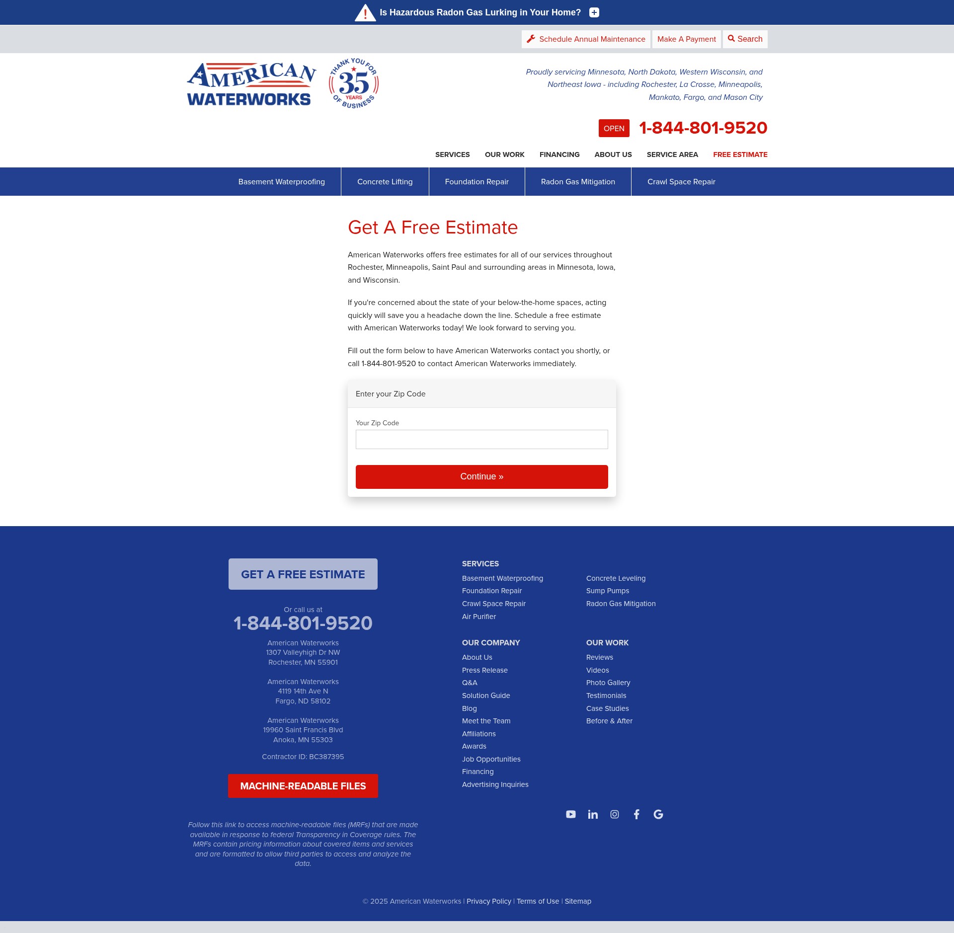 Landing Page