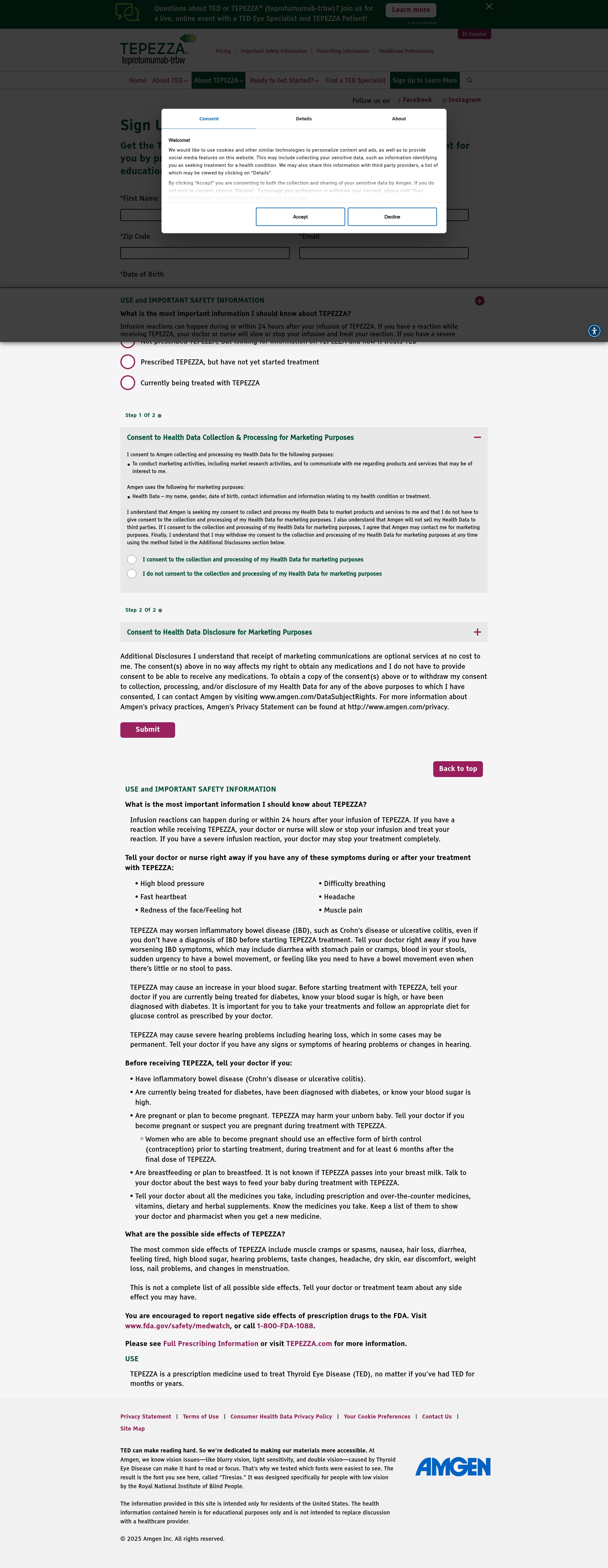Landing Page