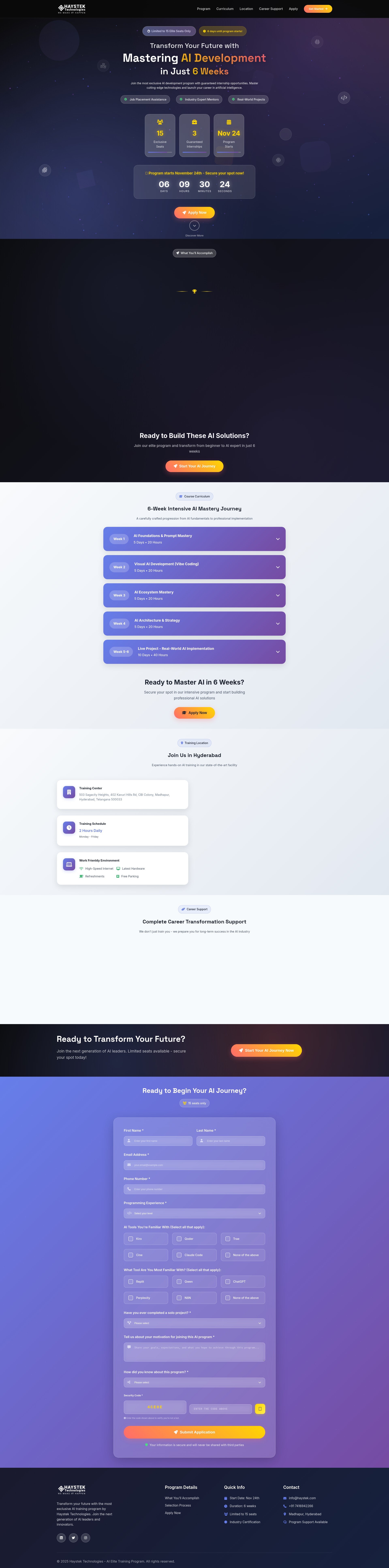 Landing Page