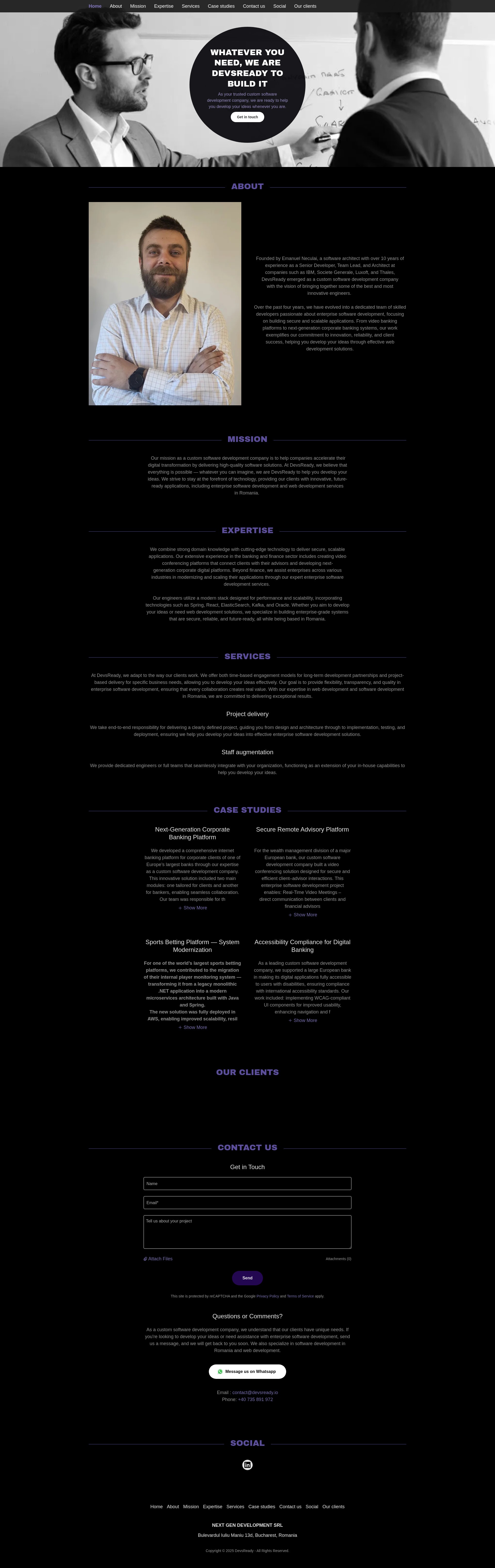 Landing Page