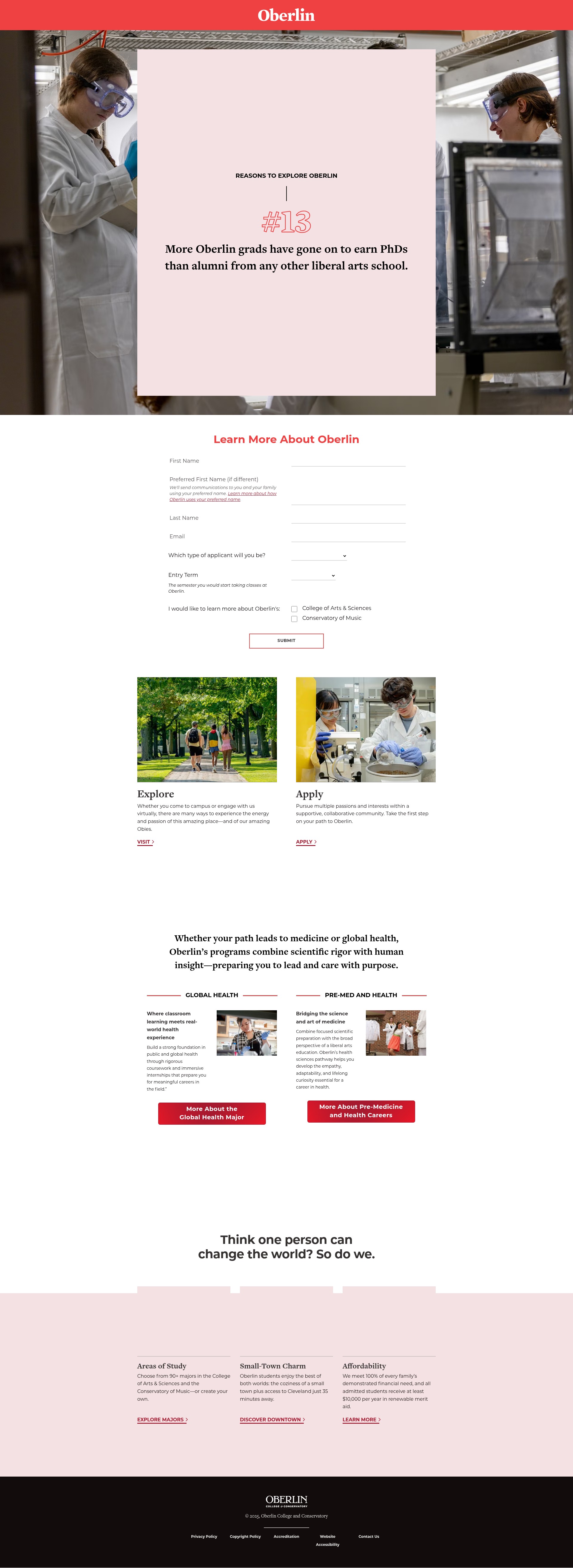 Landing Page