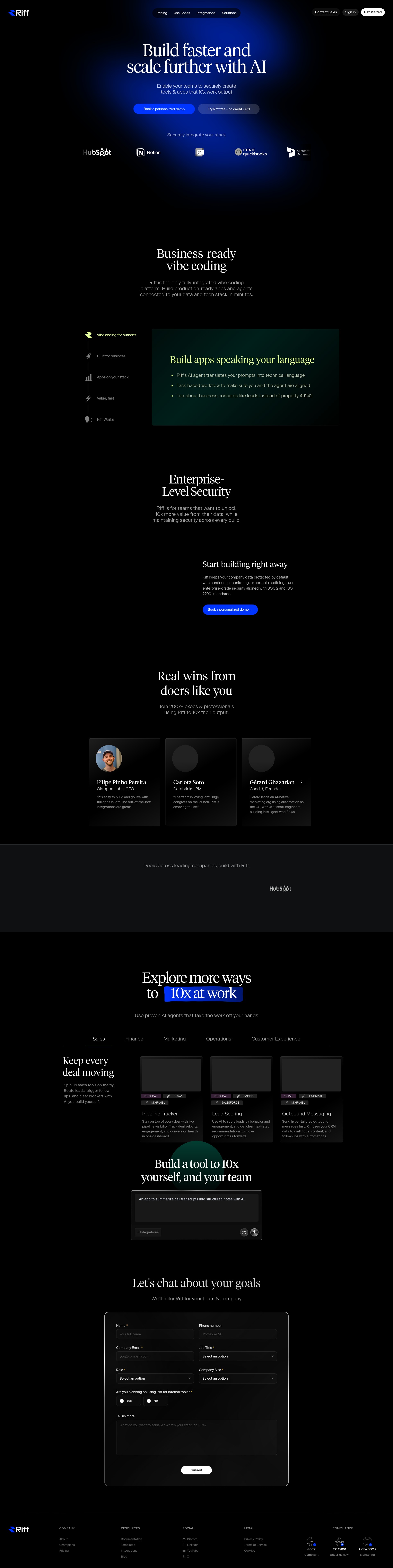 Landing Page