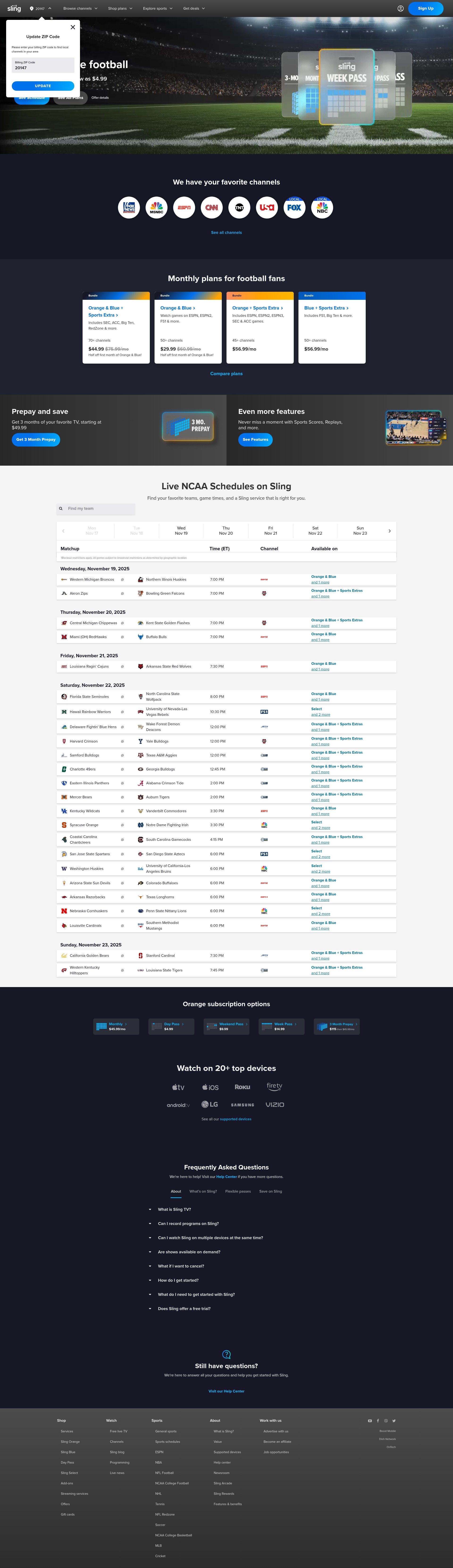 Landing Page