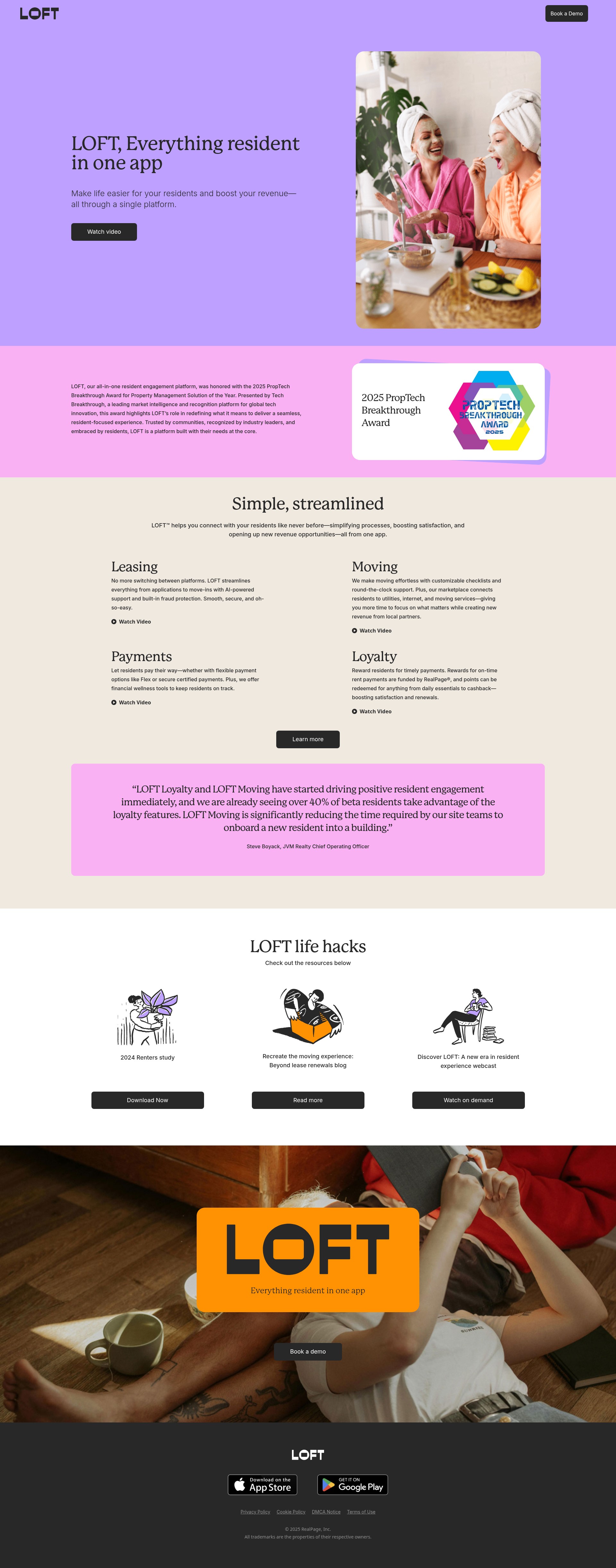 Landing Page