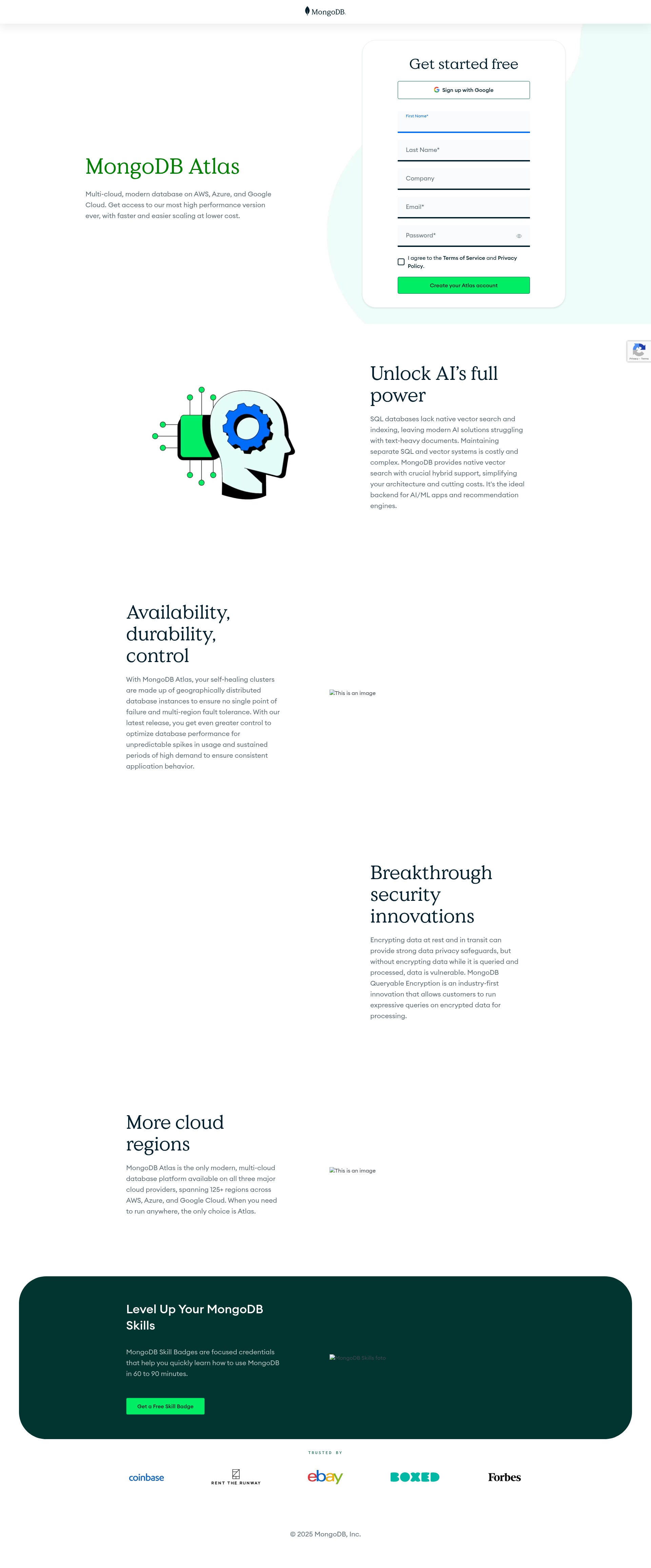 Landing Page