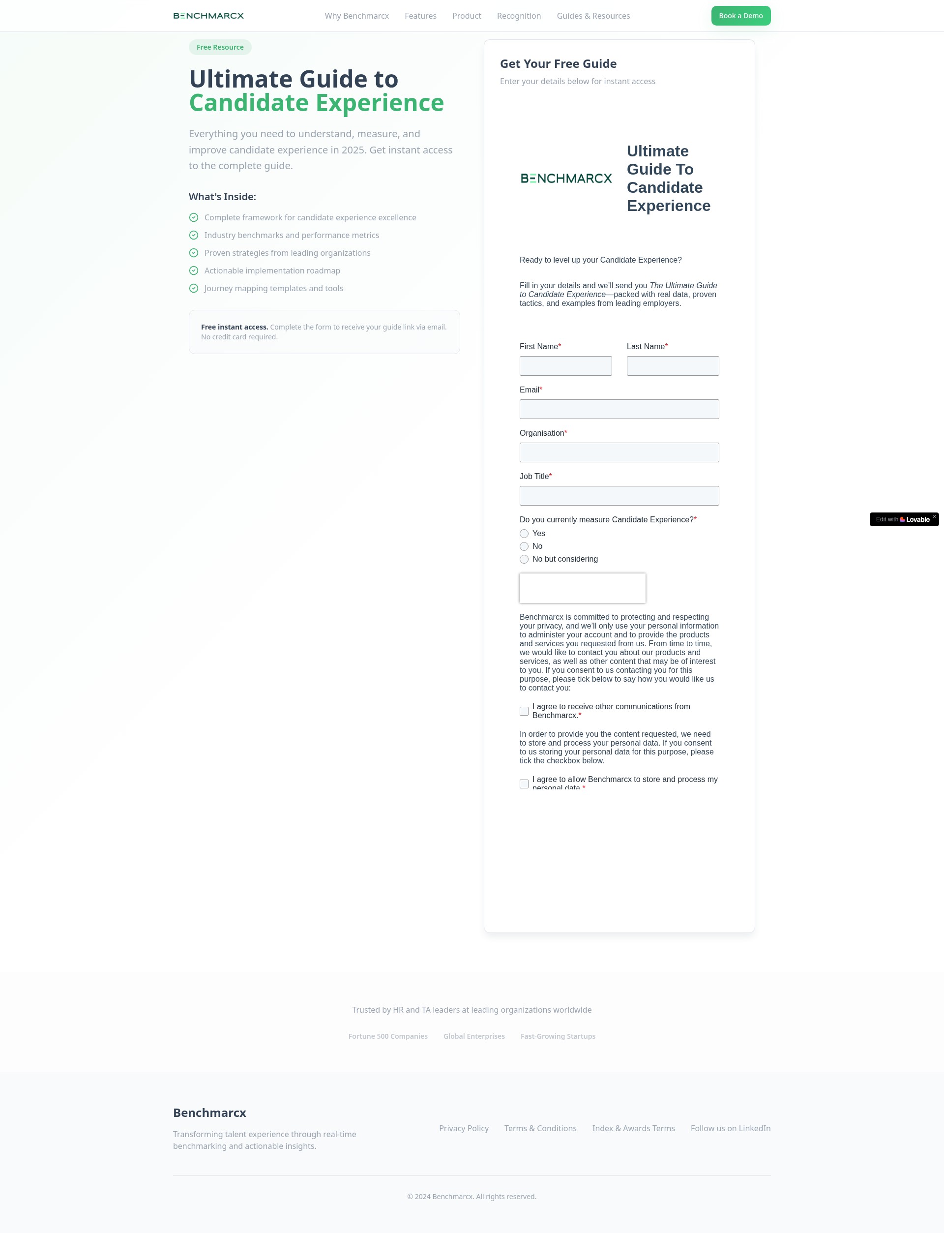 Landing Page