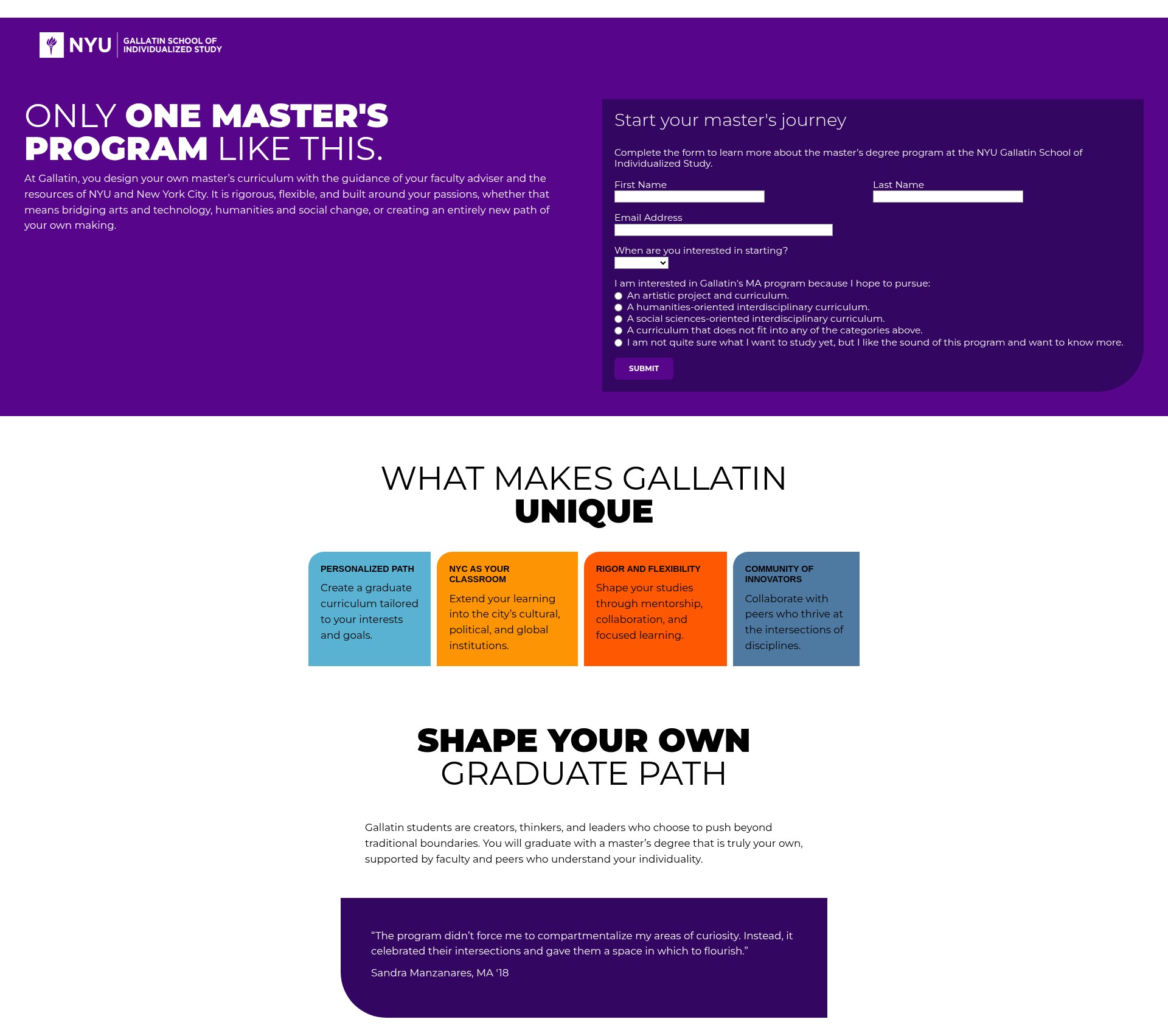 Landing Page
