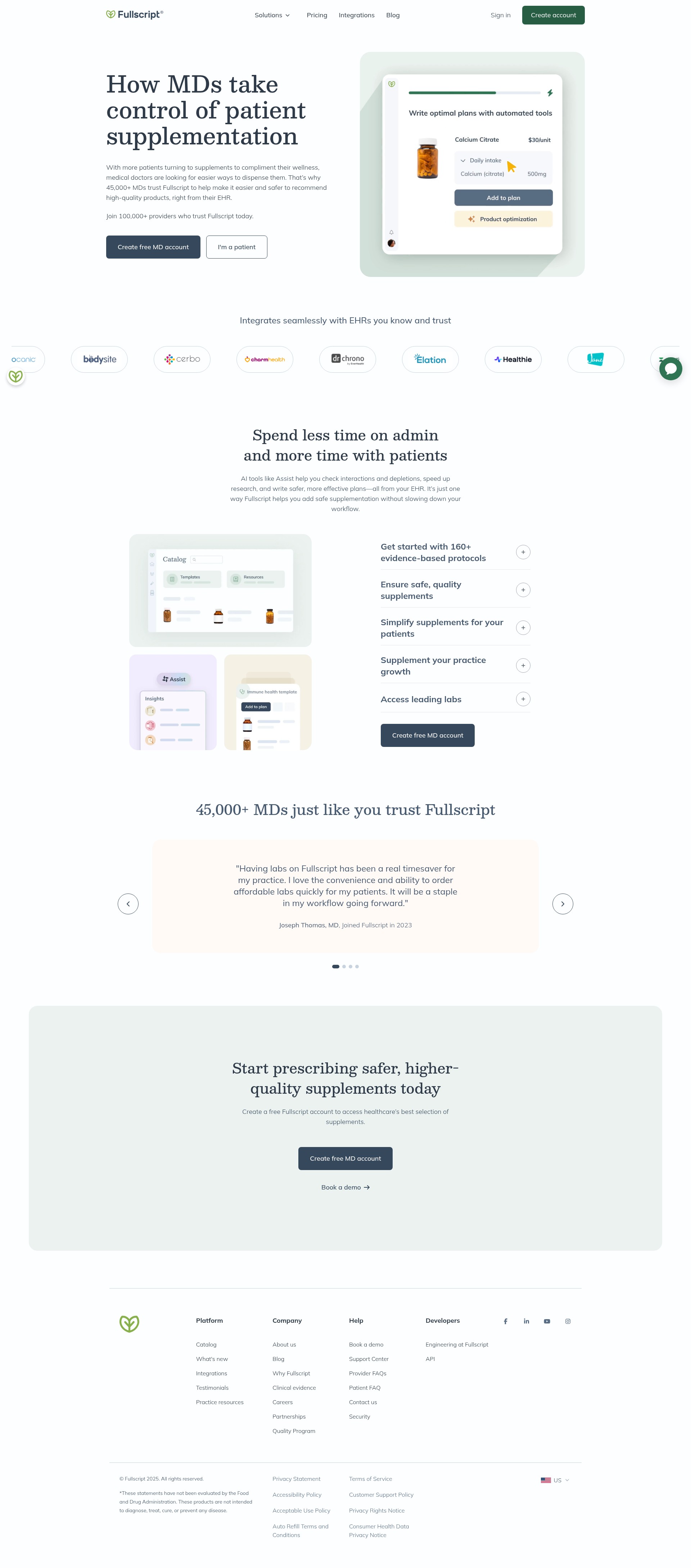 Landing Page