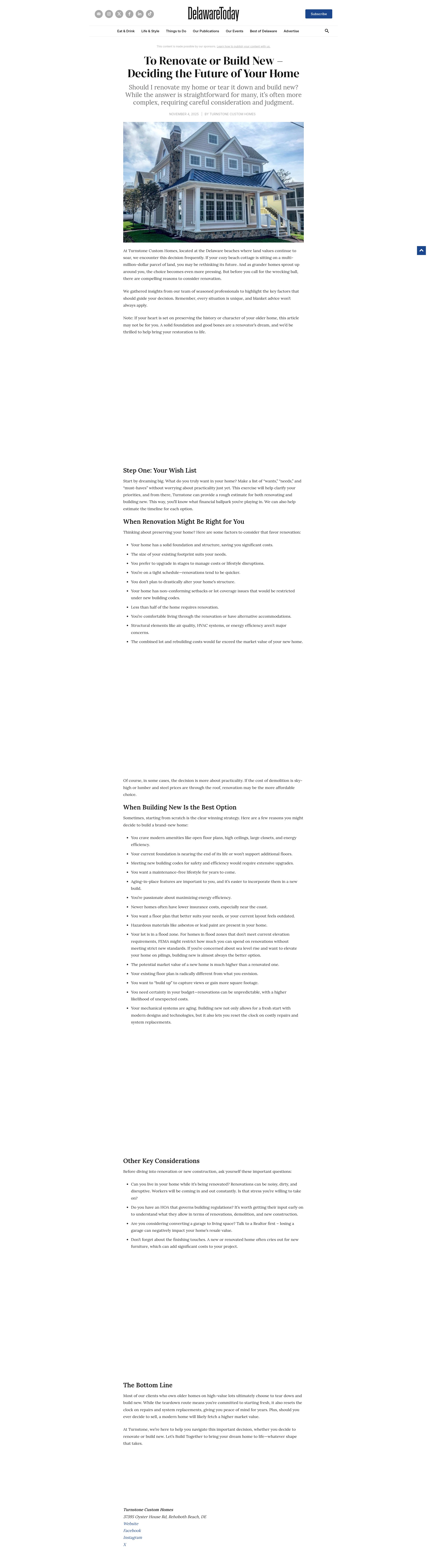 Landing Page