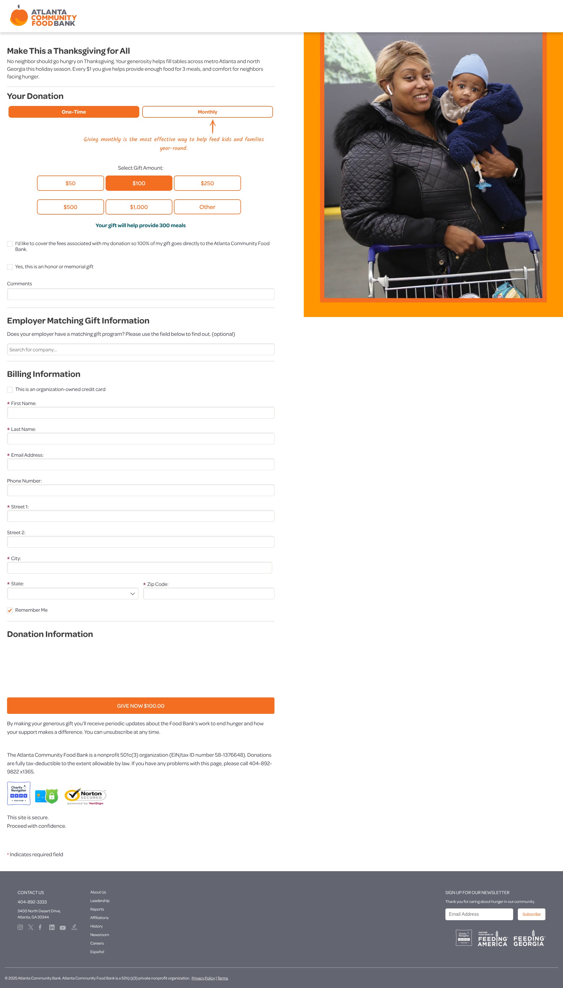 Landing Page