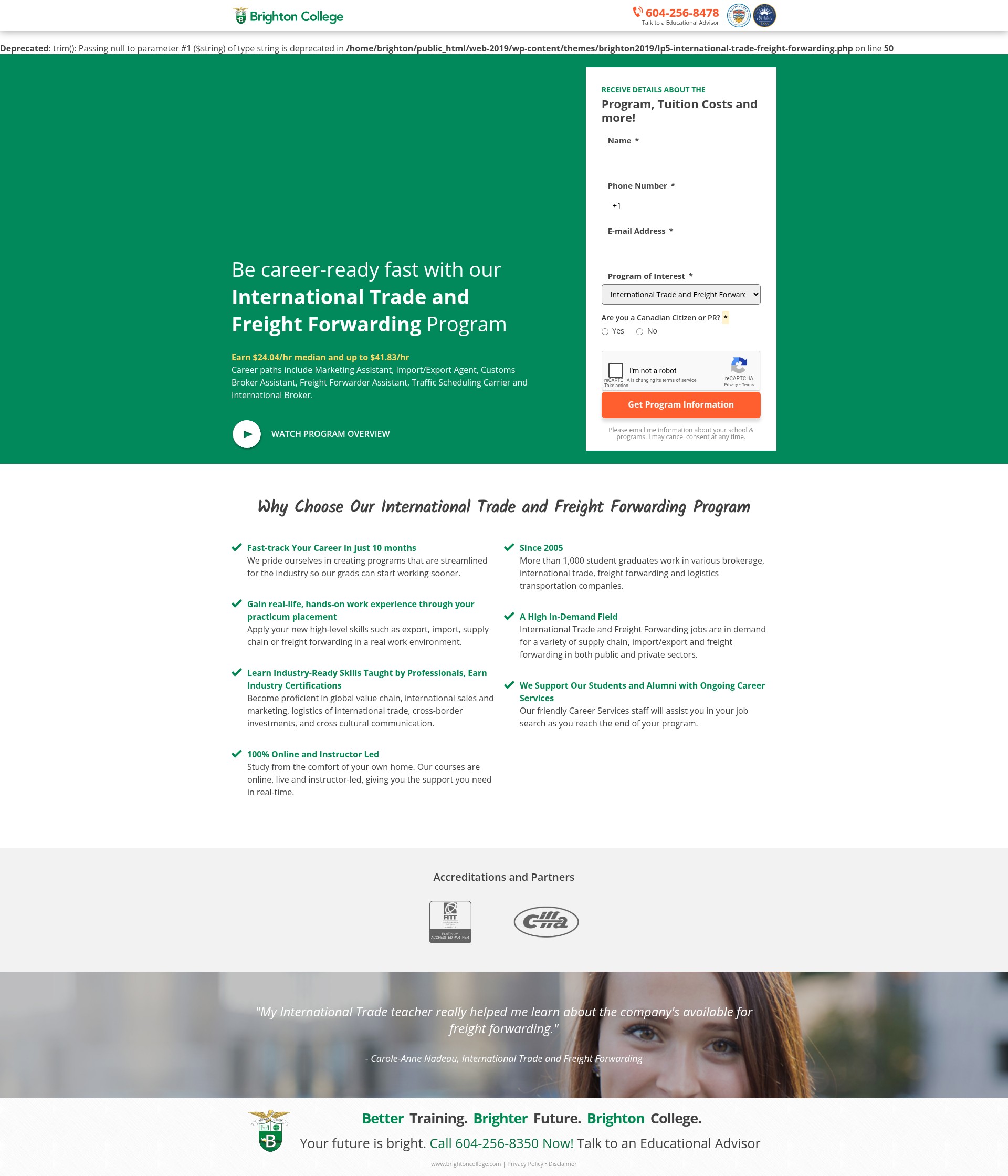 Landing Page