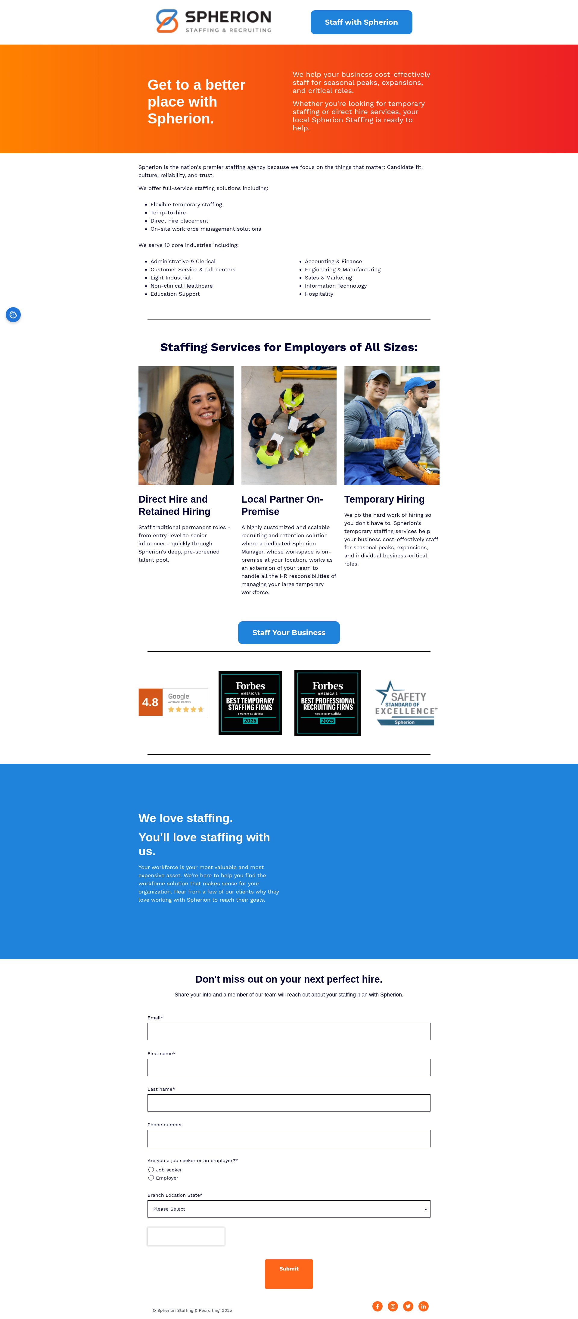 Landing Page