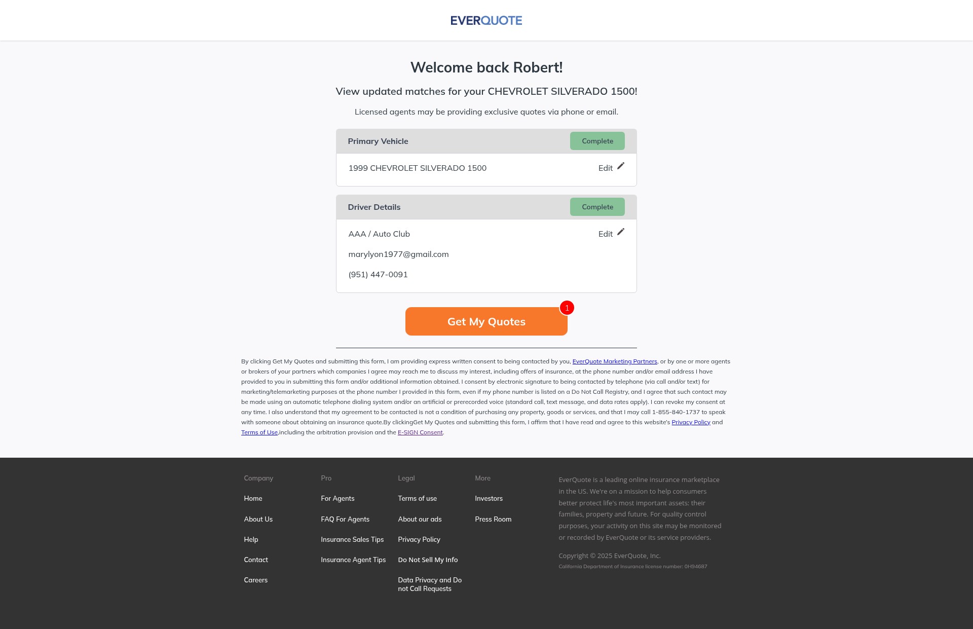 Landing Page