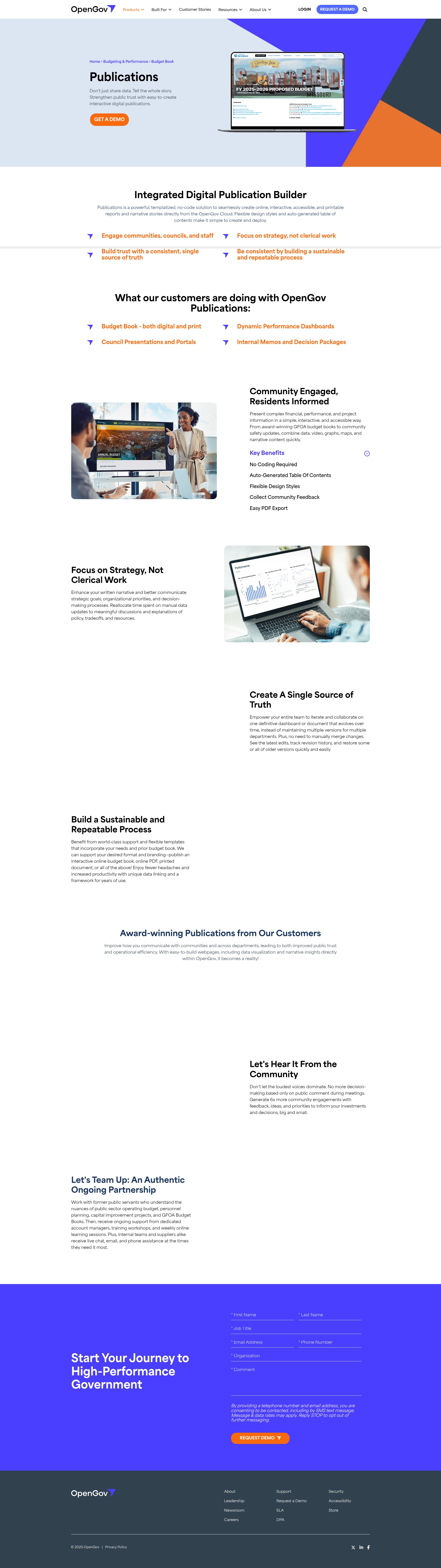 Landing Page