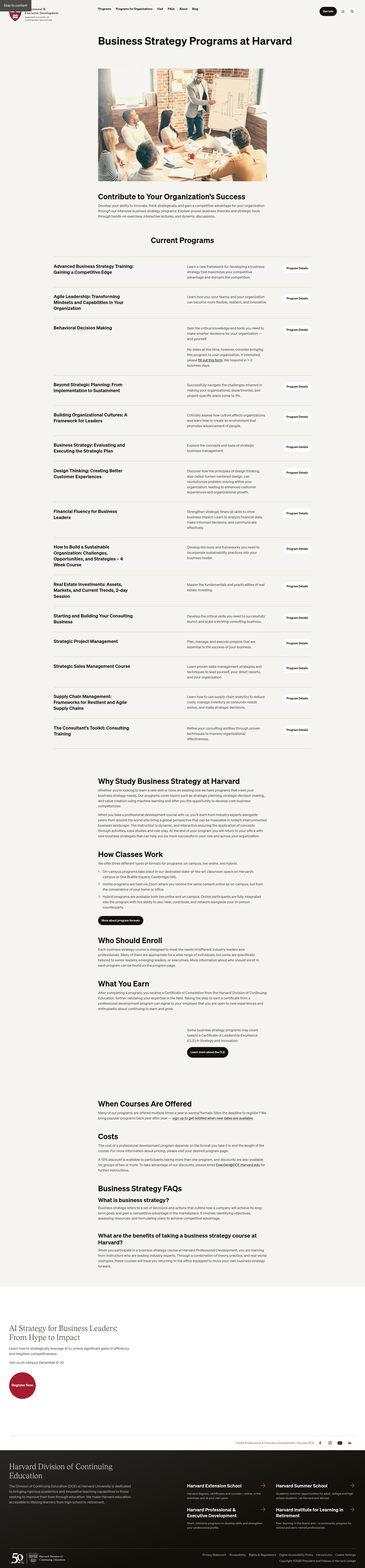 Landing Page
