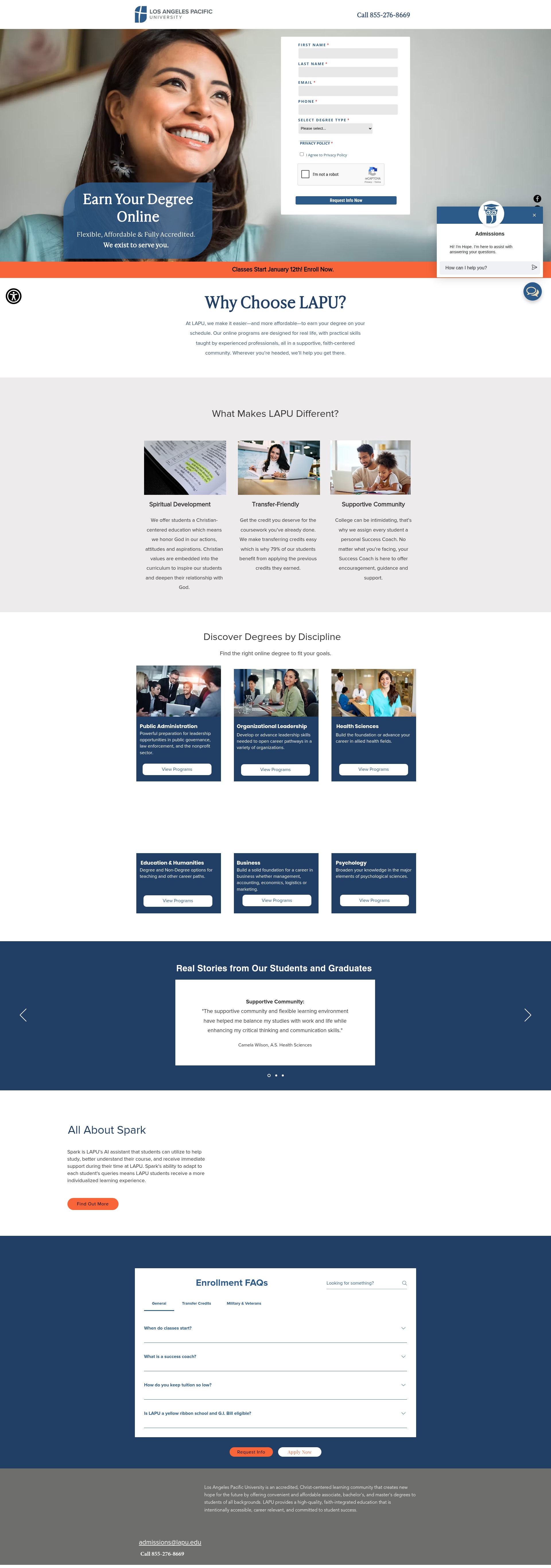Landing Page