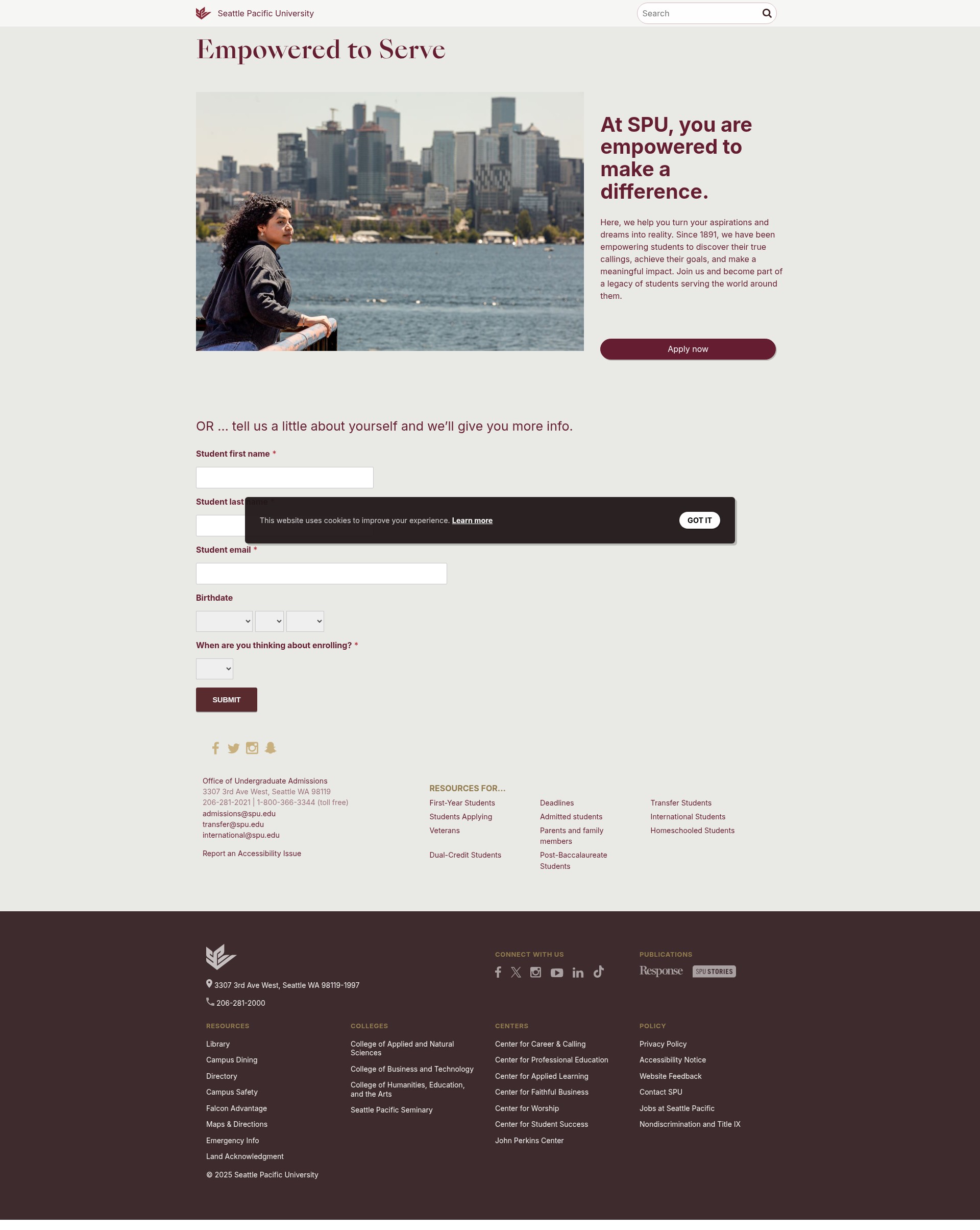 Landing Page