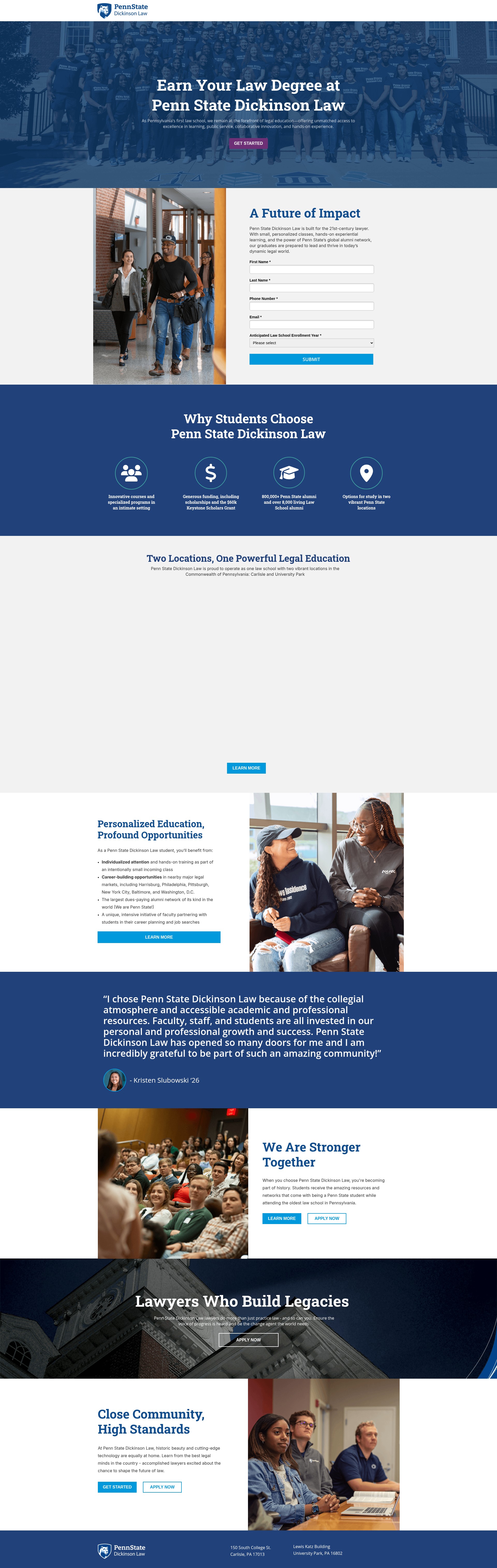 Landing Page
