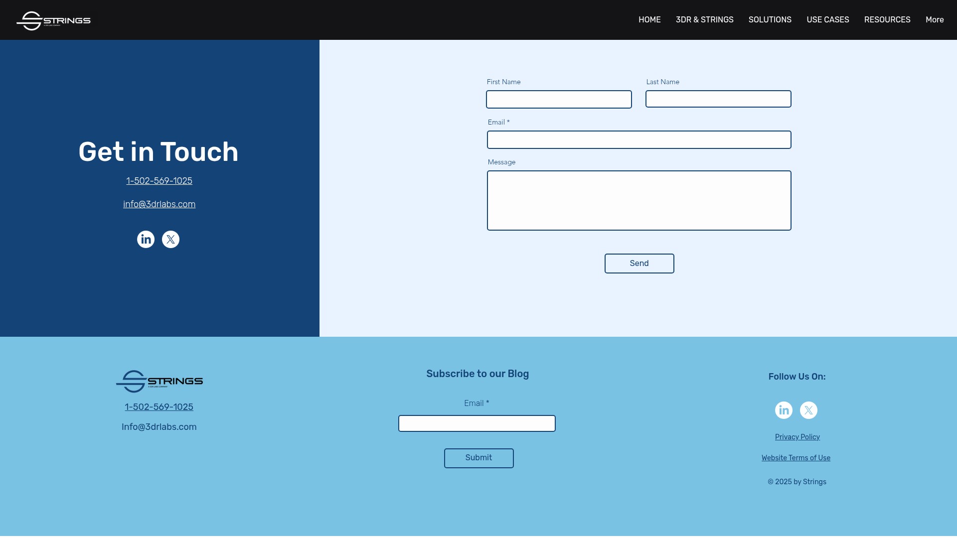 Landing Page