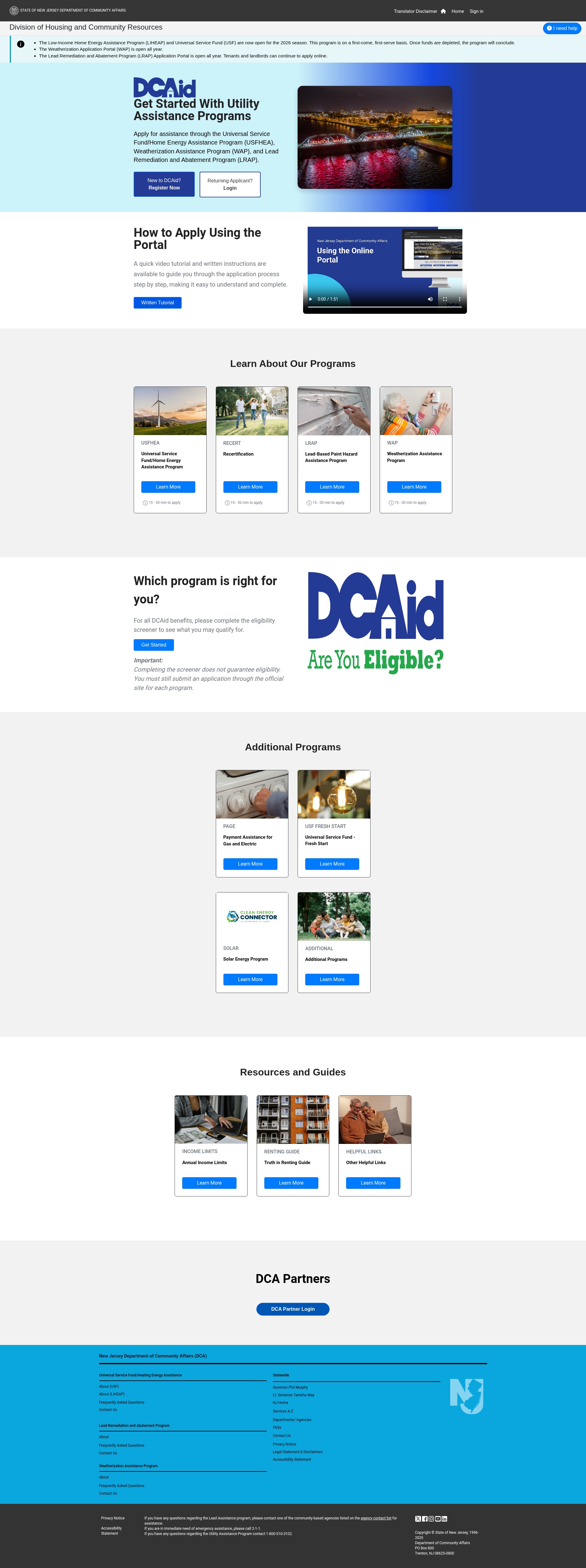 Landing Page