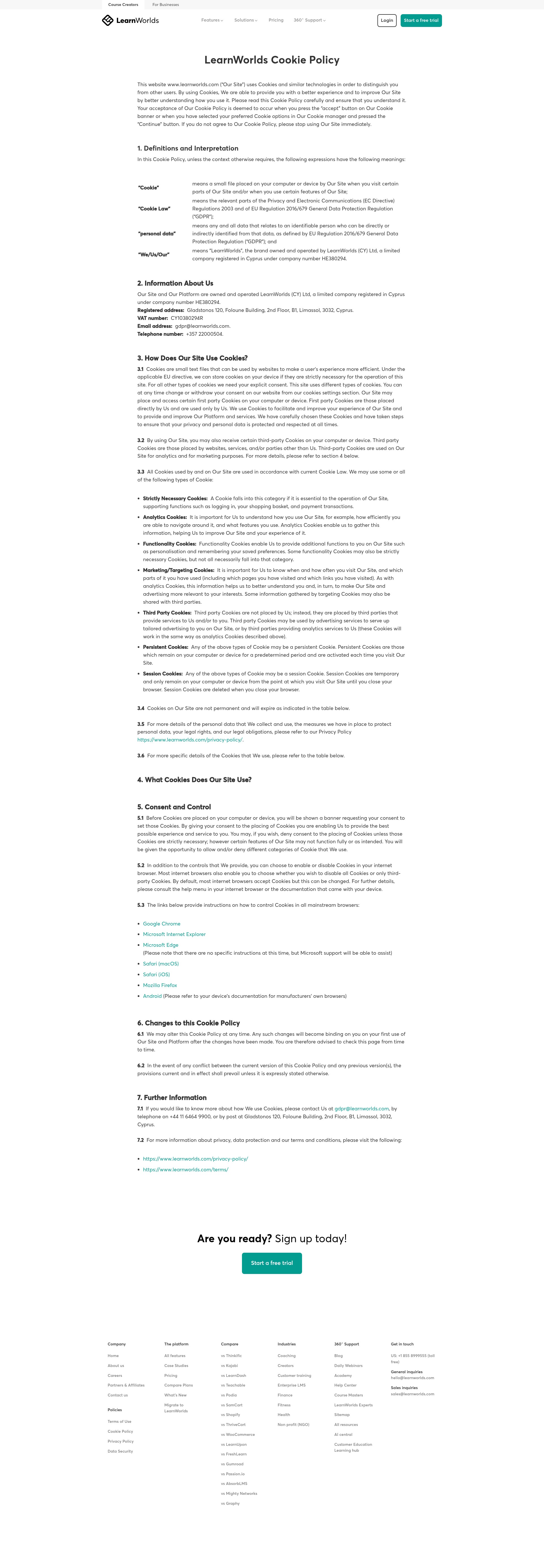 Landing Page