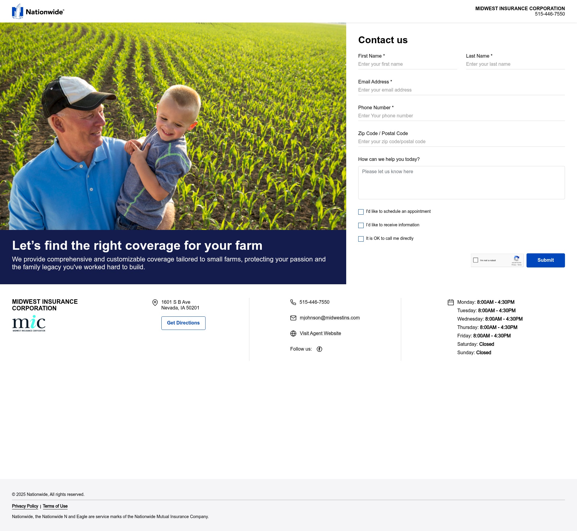 Landing Page