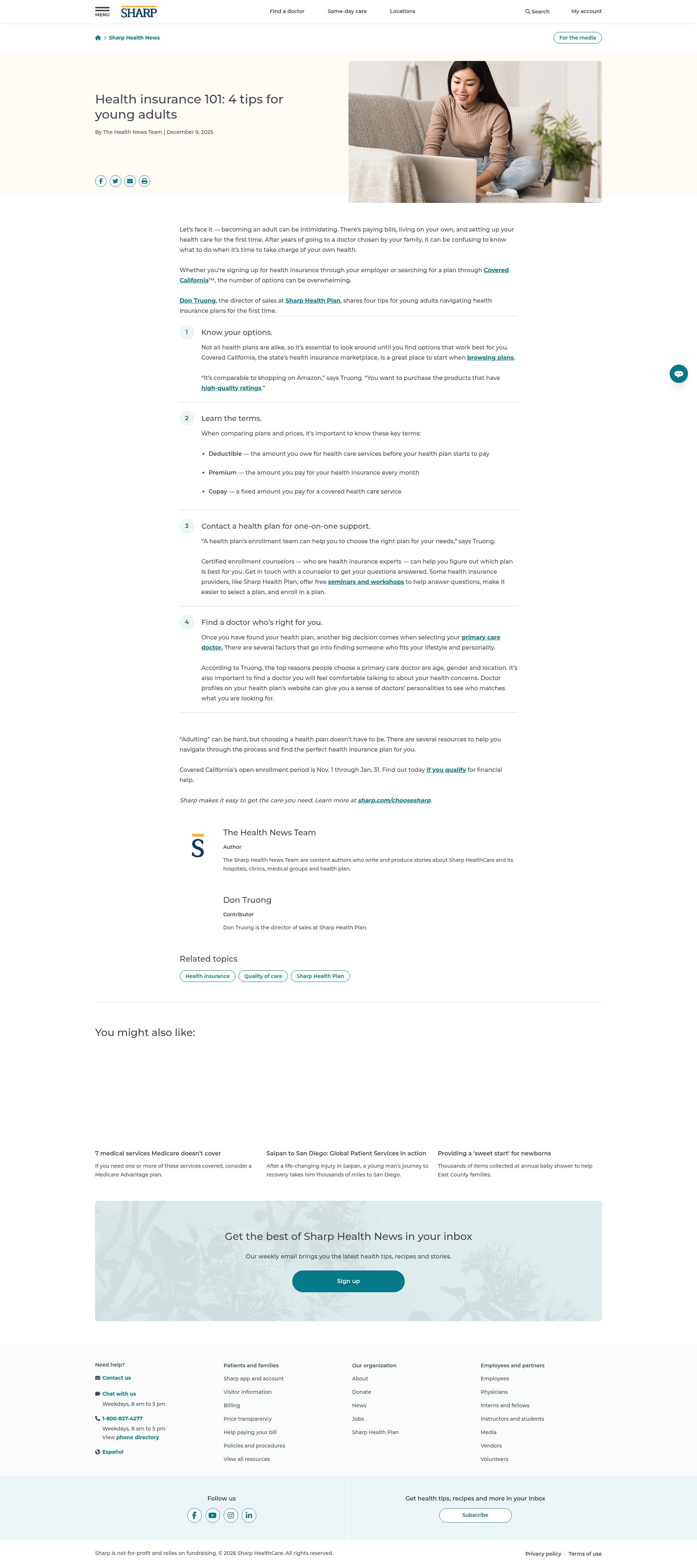 Landing Page