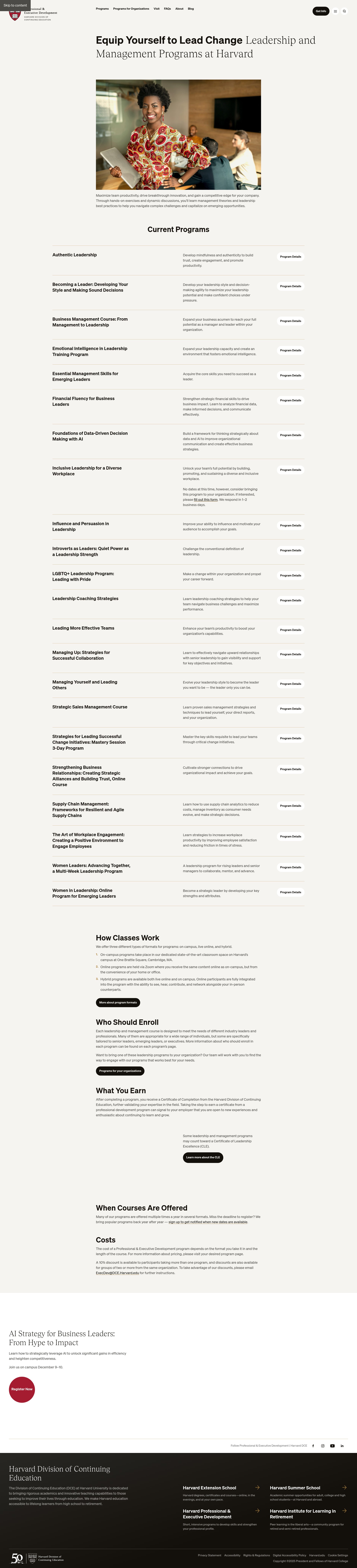 Landing Page