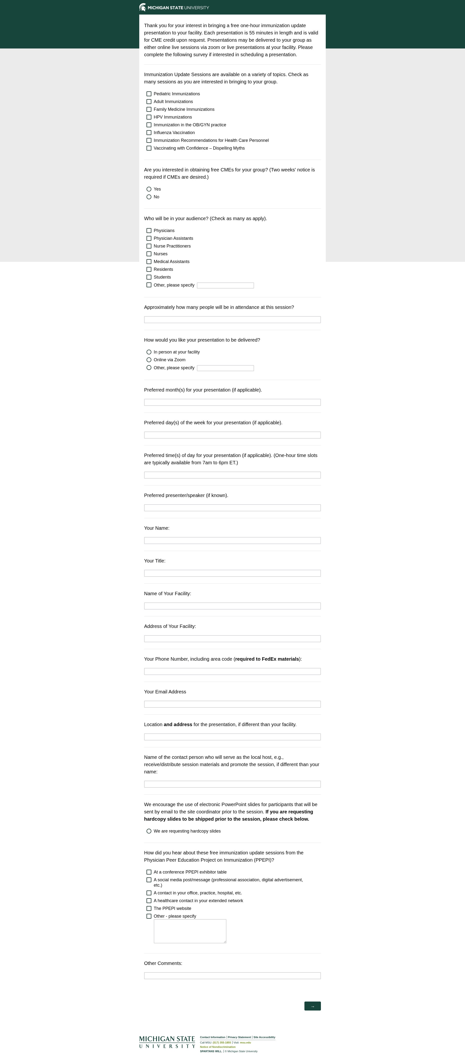 Landing Page