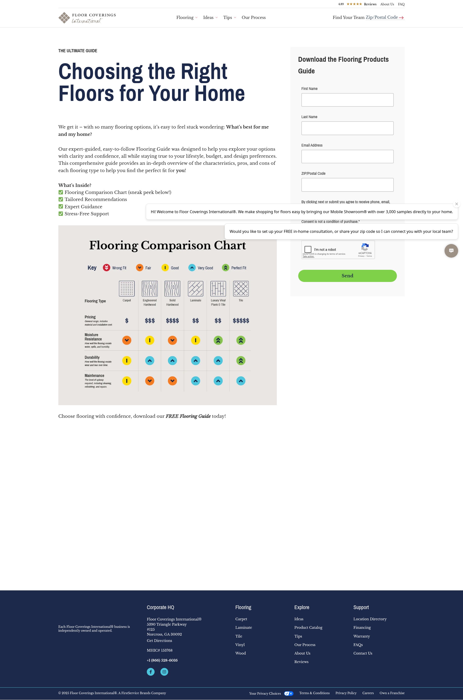 Landing Page
