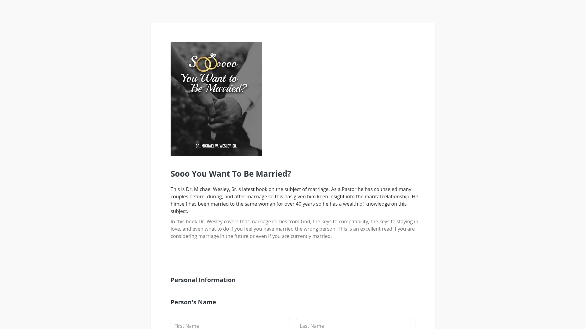 Landing Page