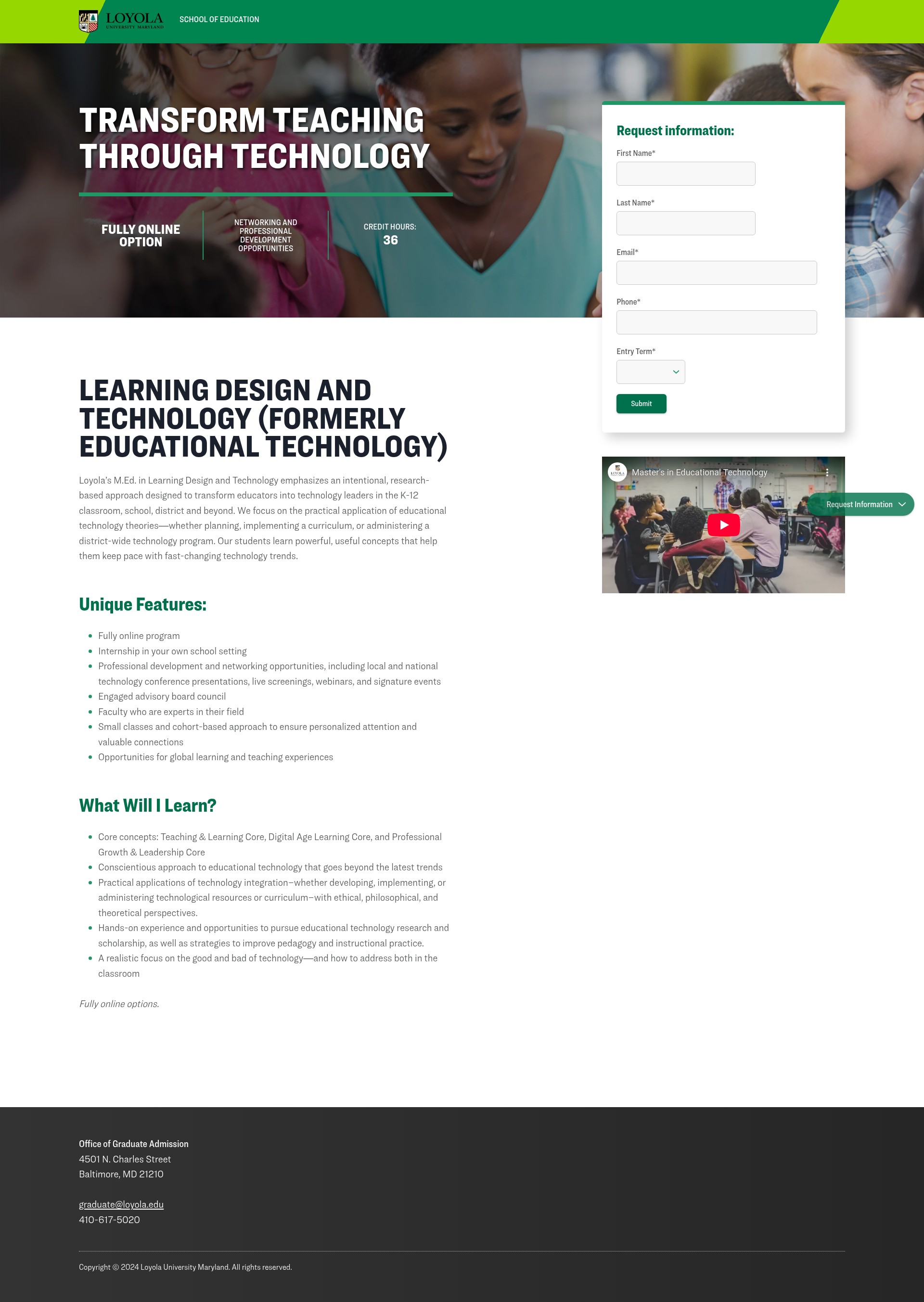 Landing Page
