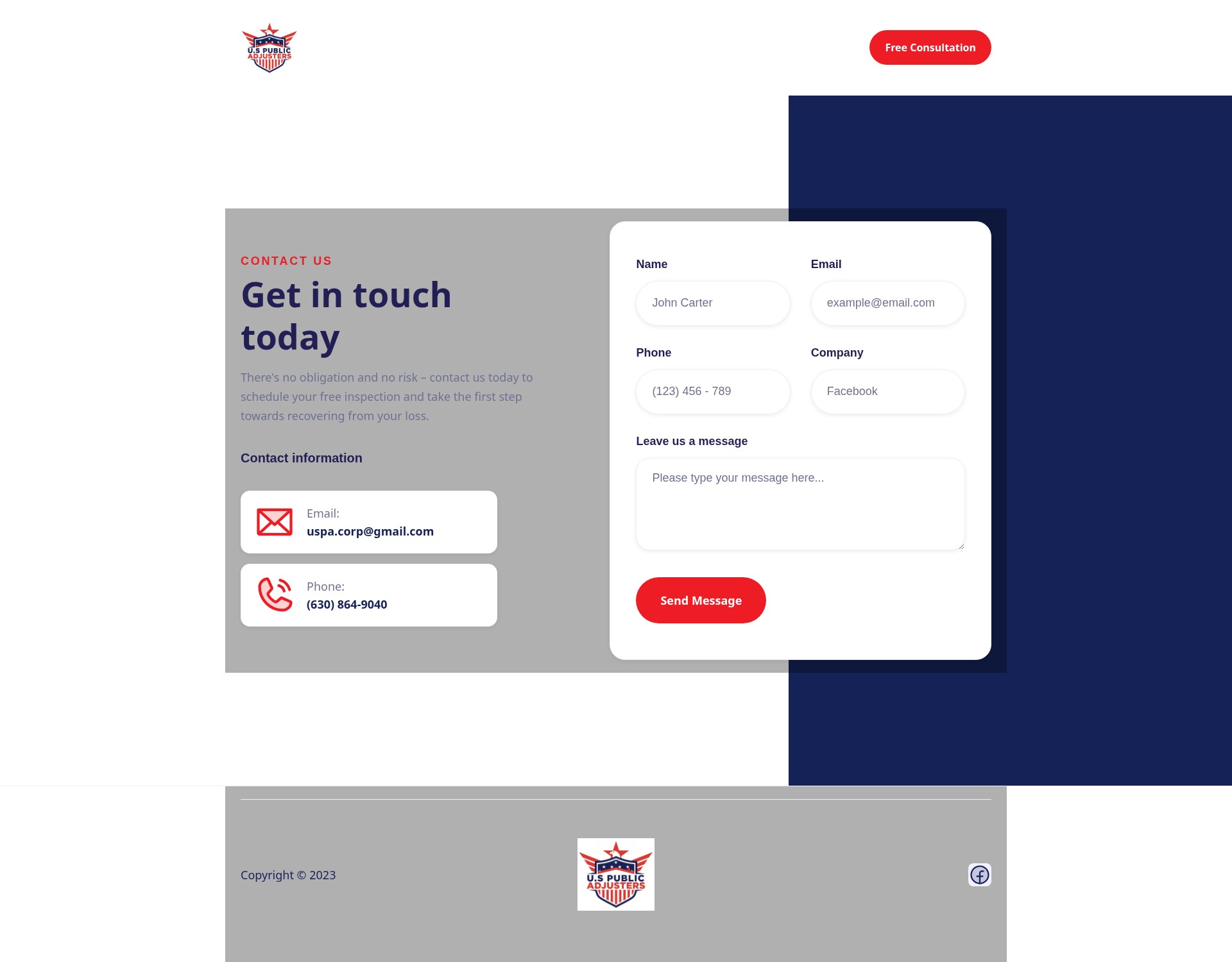 Landing Page