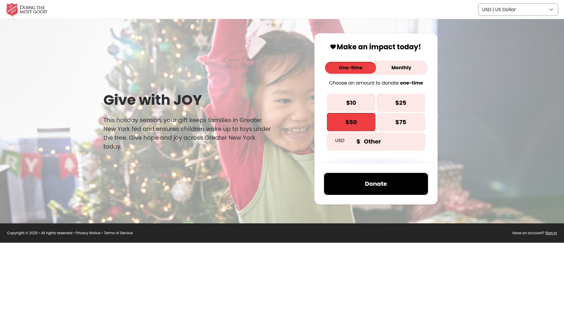 Landing Page