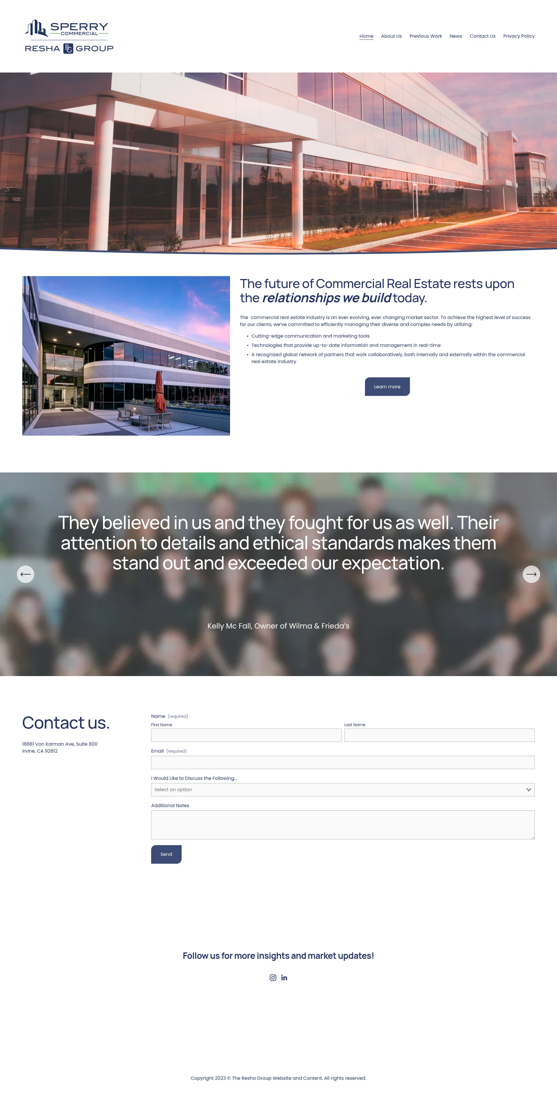 Landing Page
