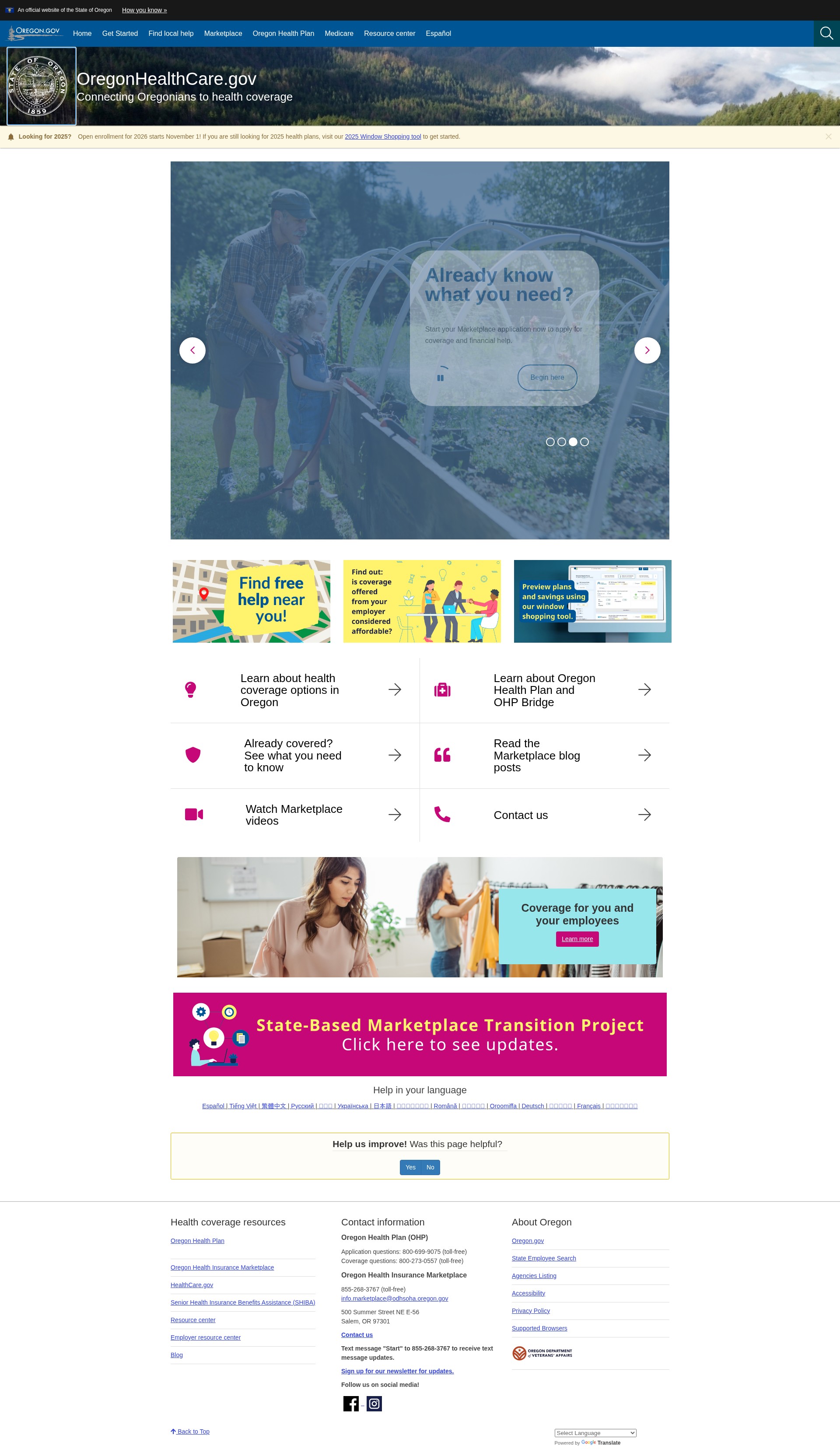 Landing Page