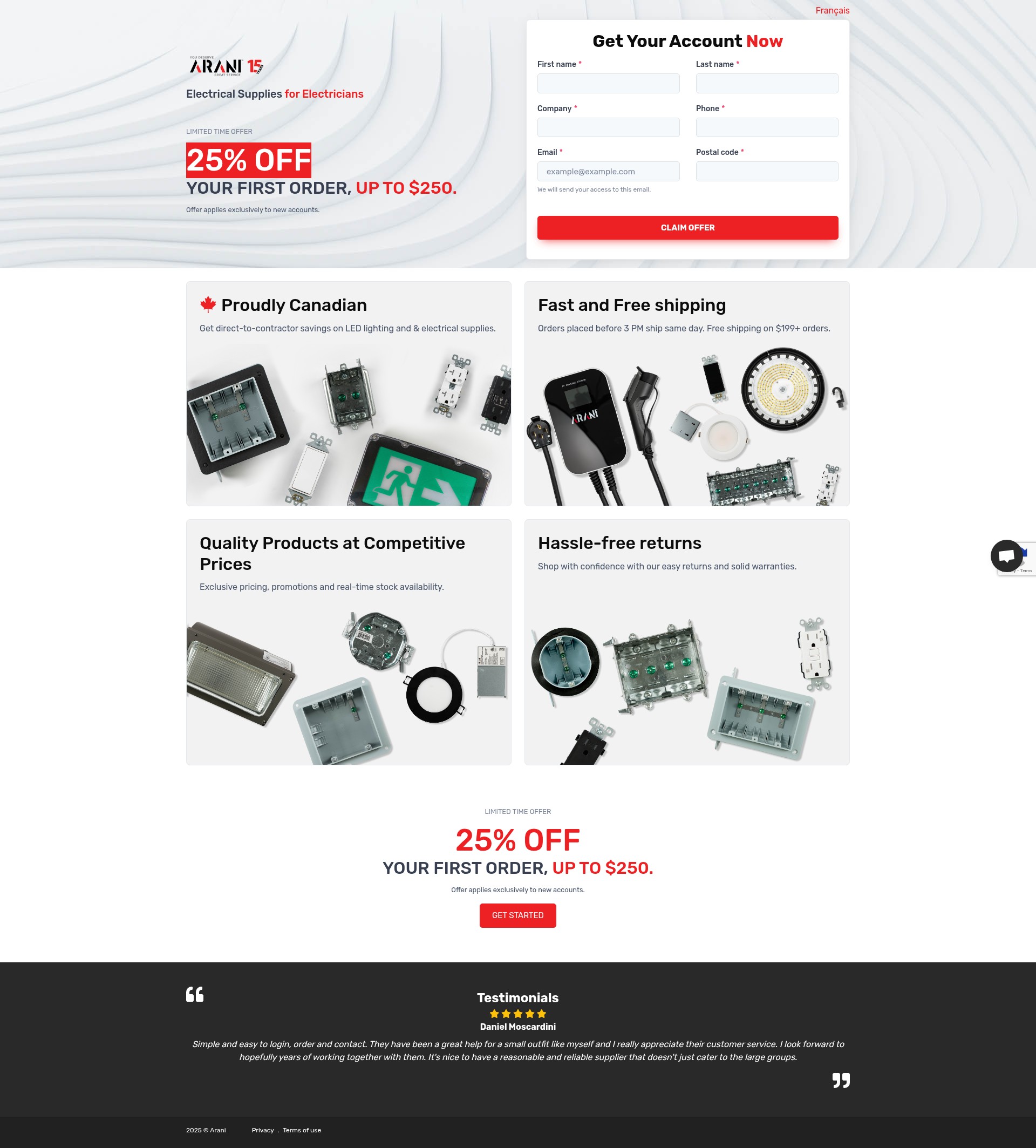 Landing Page