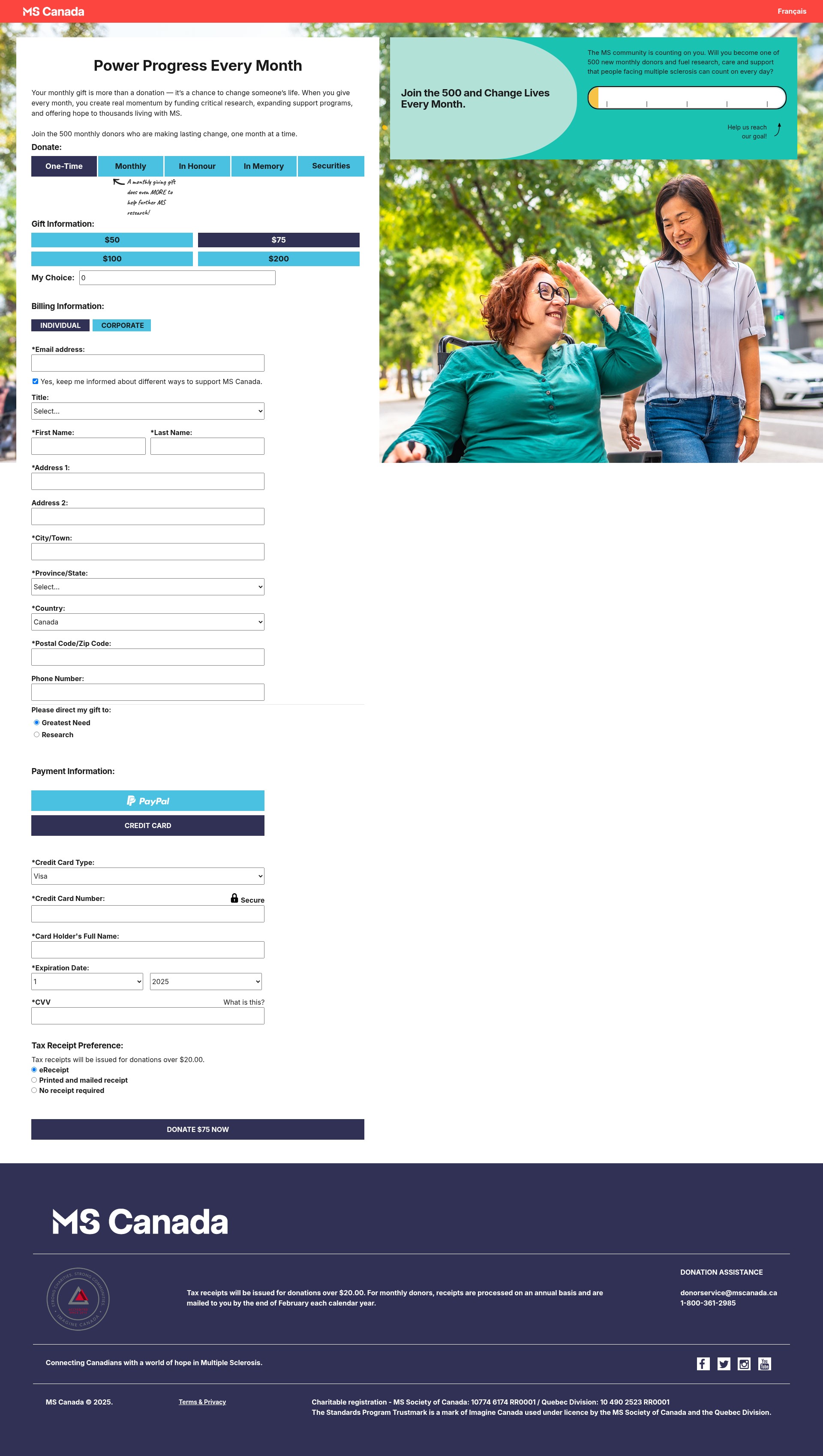Landing Page
